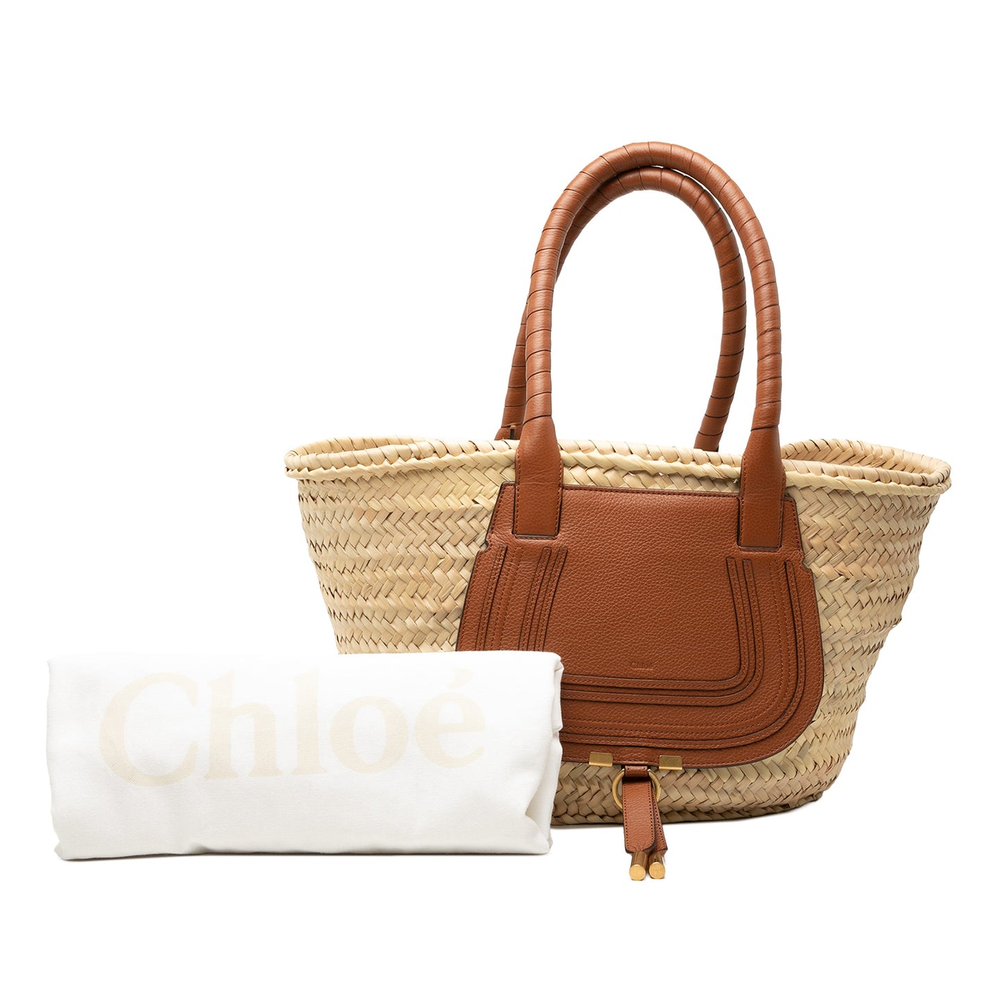 Chloé Medium Raffia Marcie Basket Tote