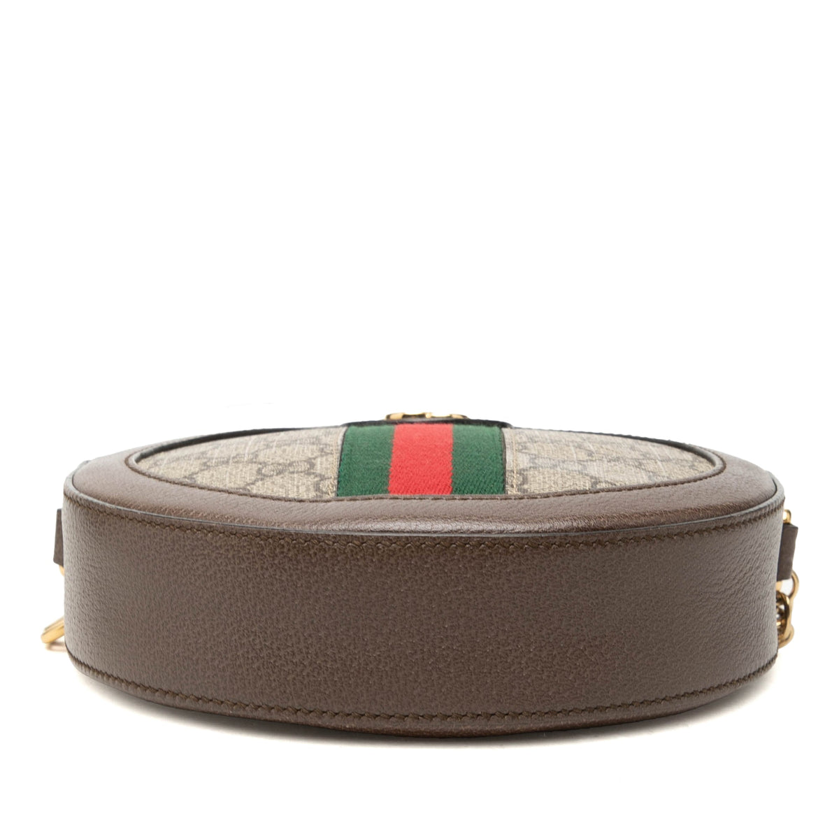 Gucci Mini GG Supreme Web Ophidia Round Crossbody