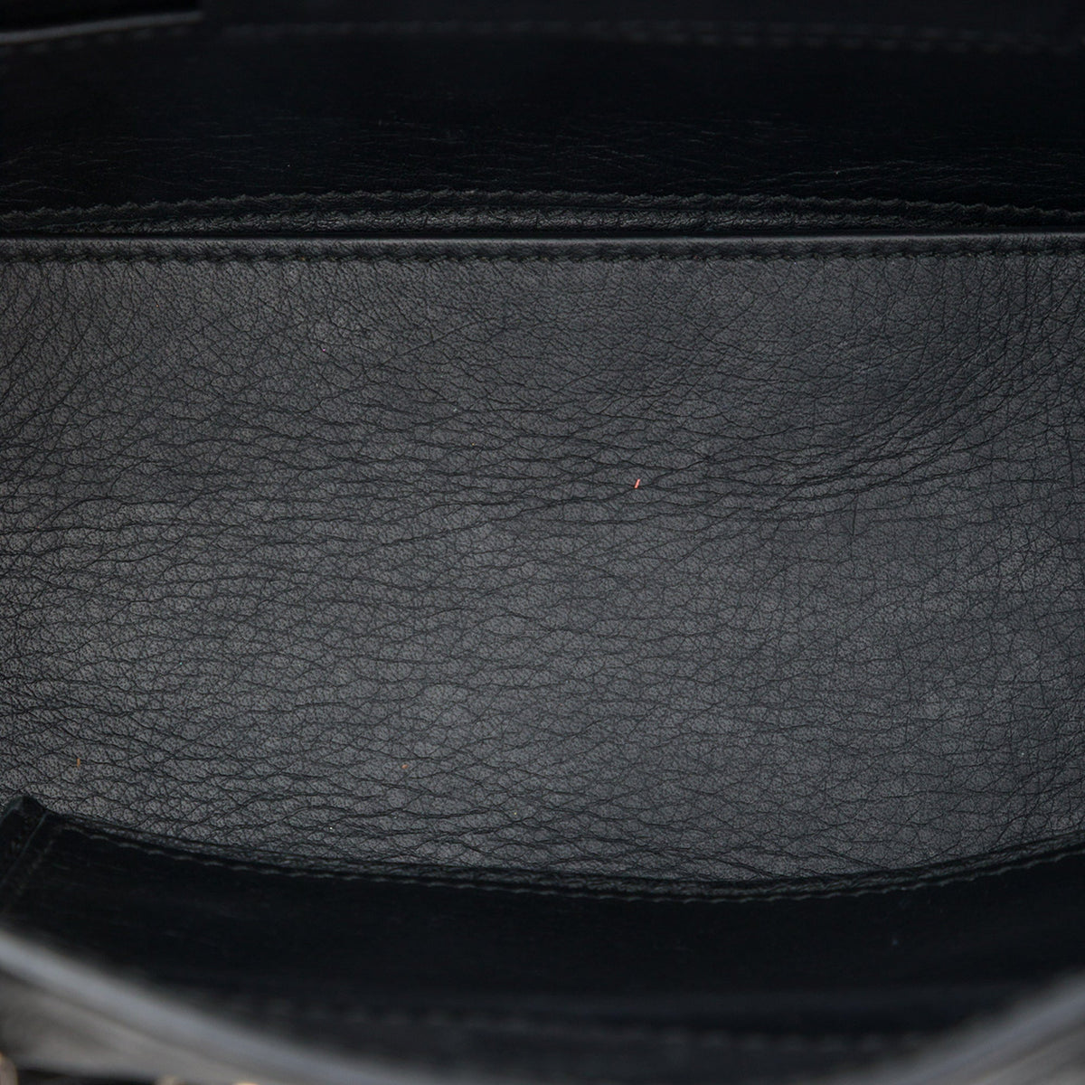 Balenciaga Mini Leather Papier A4 Zip Around Tote — Black