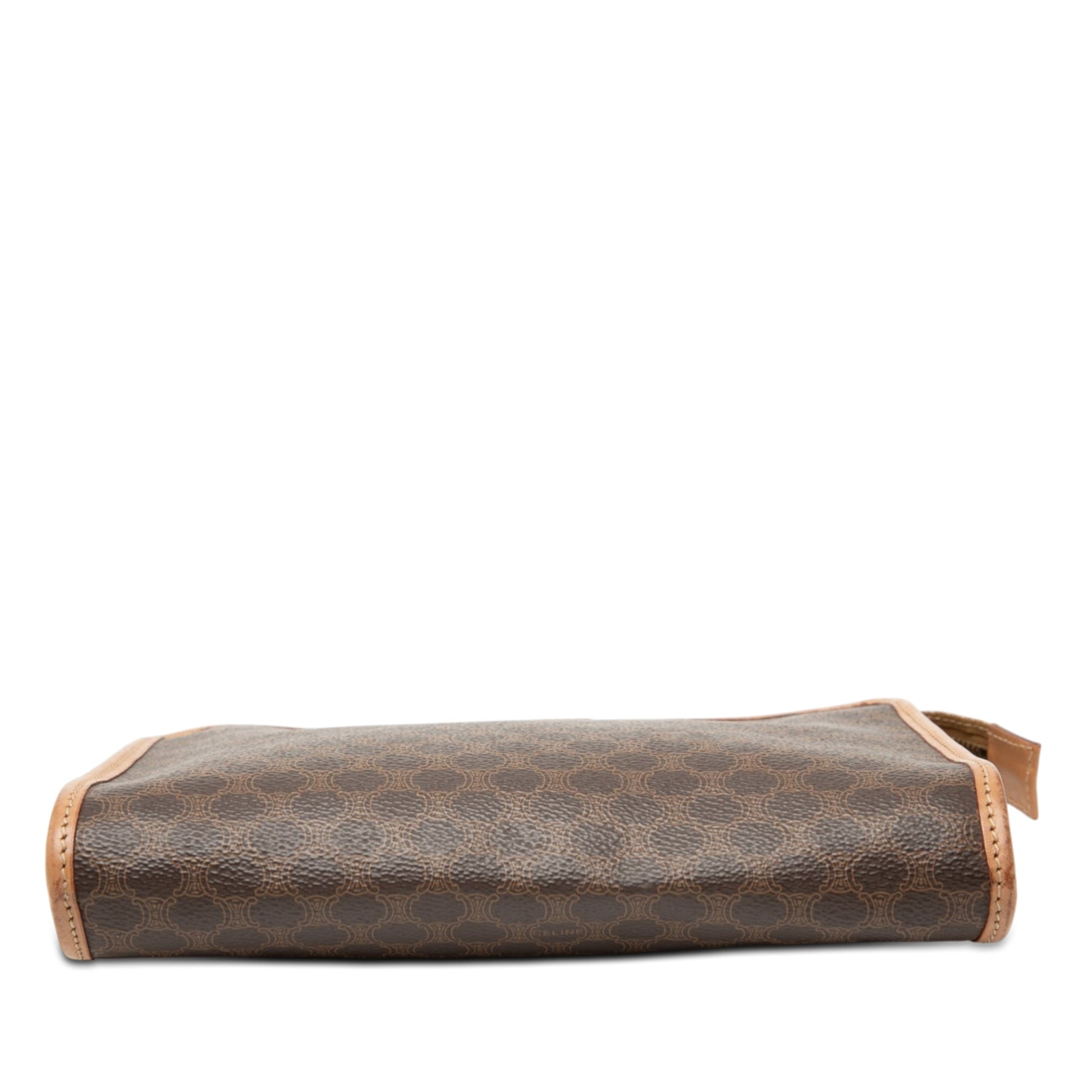 Macadam Coated Canvas Clutch