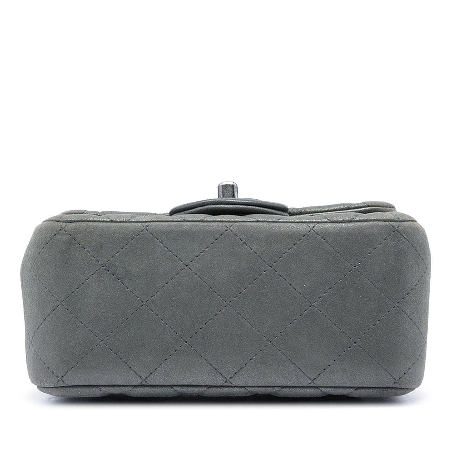 Chanel Mini Square Classic Metallic Lambskin Single Flap