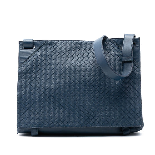 Bottega Veneta Nappa Intrecciato Flap Crossbody