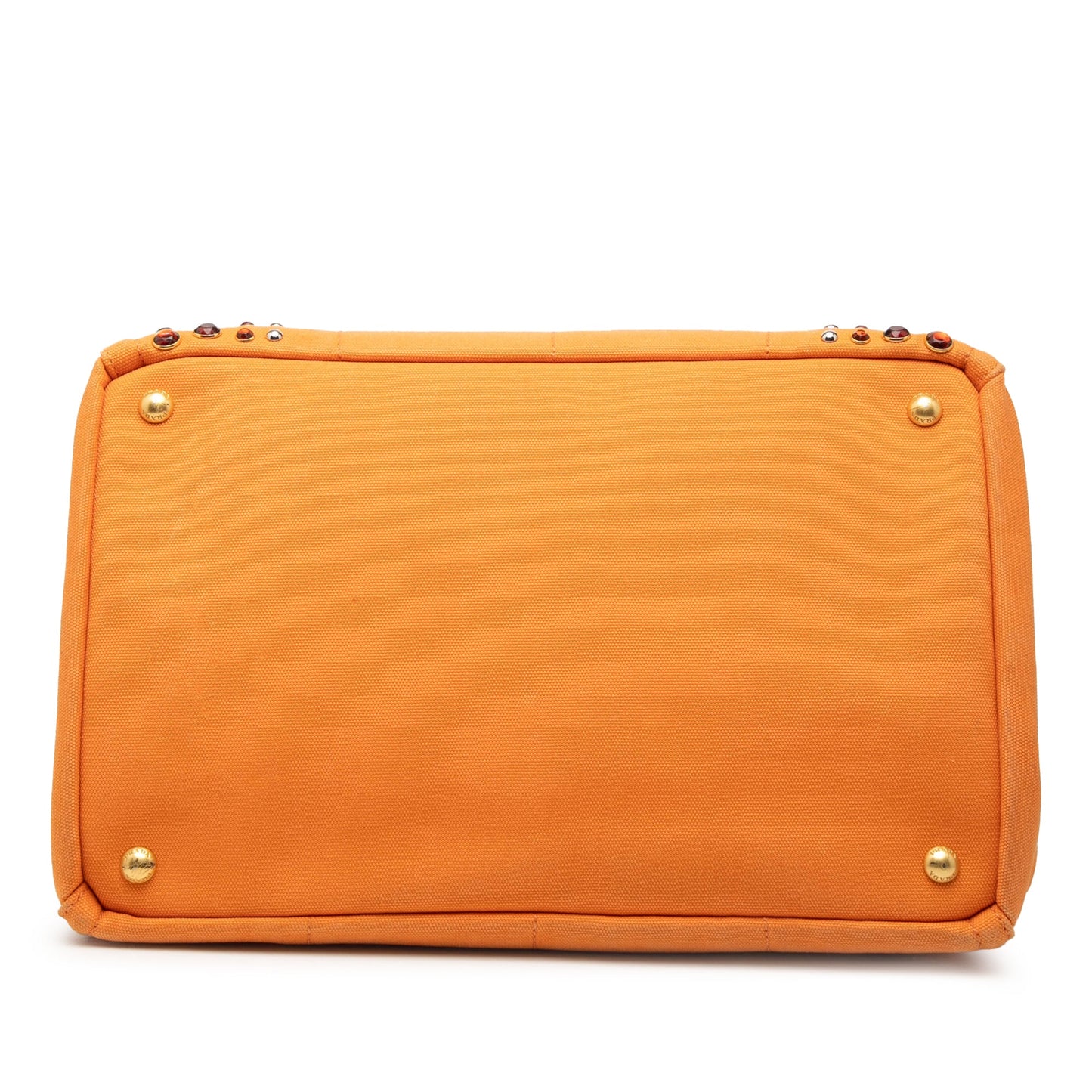 Prada Canvas Canapa Bijoux Satchel