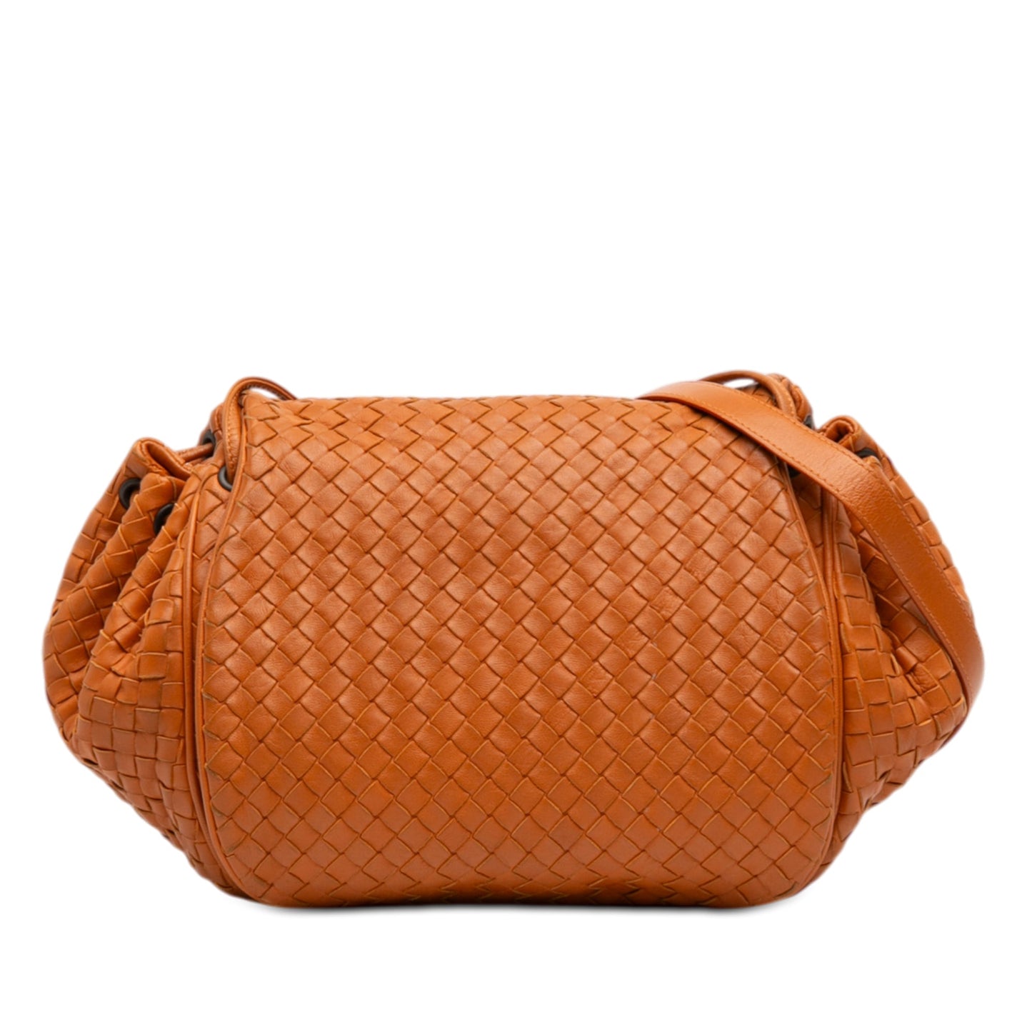 Bottega Veneta Nappa Intrecciato Flap Crossbody