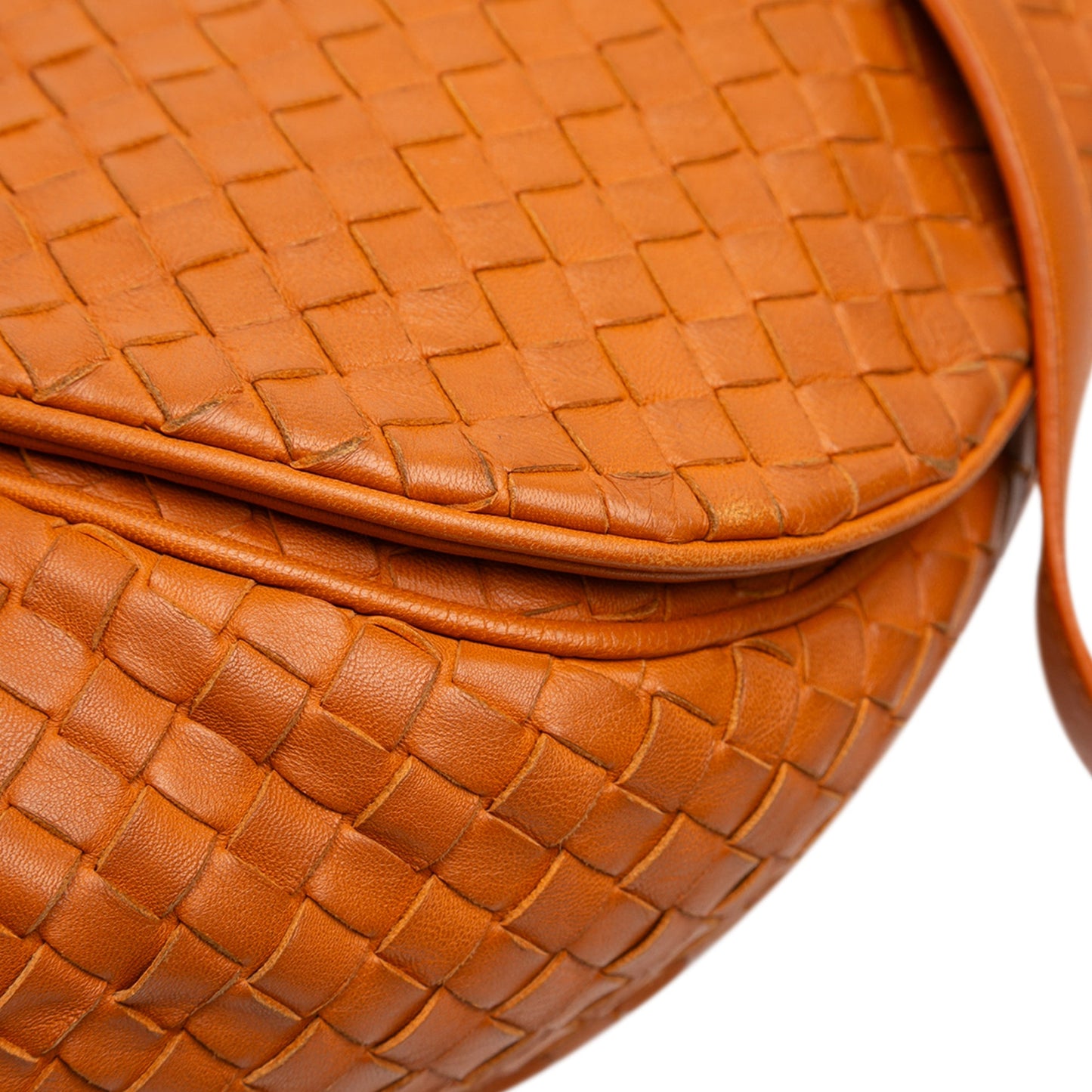 Bottega Veneta Nappa Intrecciato Flap Crossbody