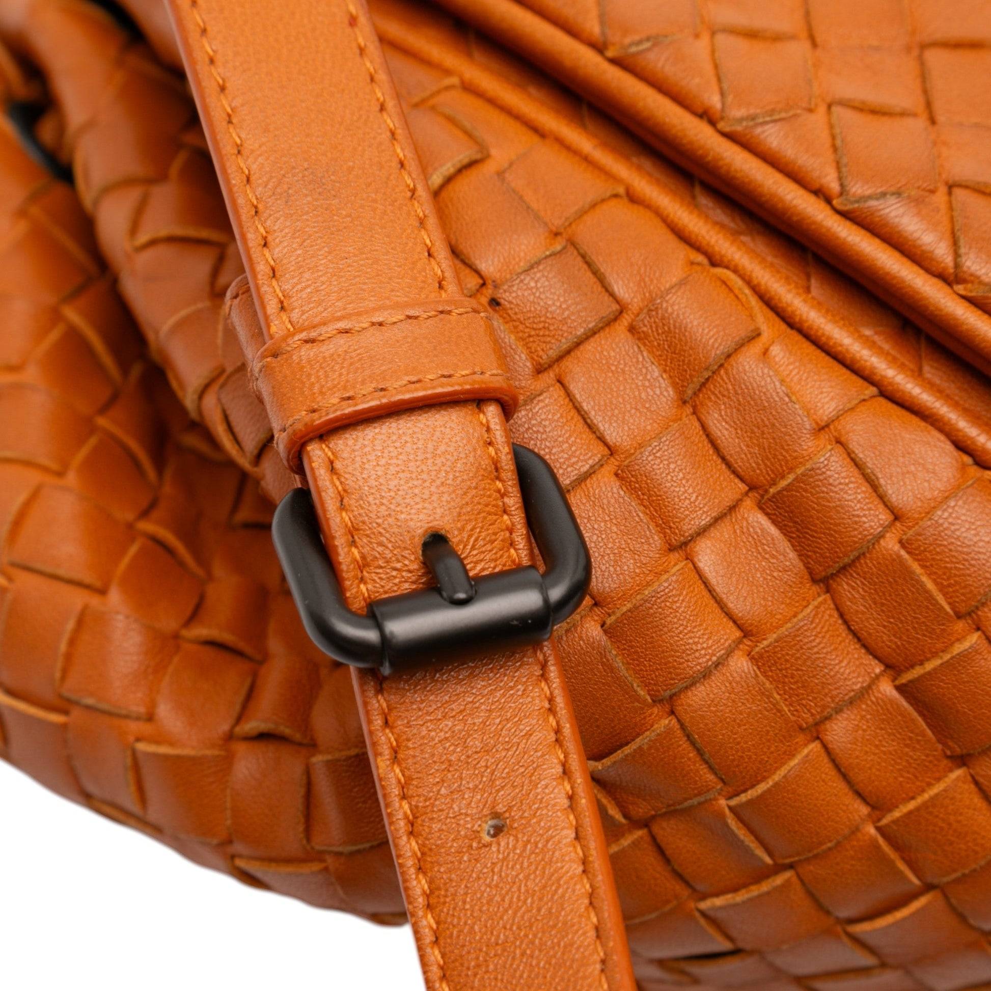 Bottega Veneta Nappa Intrecciato Flap Crossbody