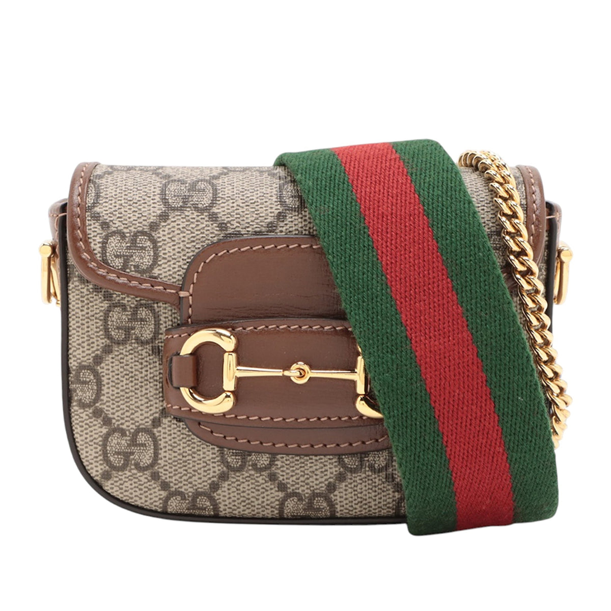 Gucci Mini GG Supreme Web Horsebit 1955 Satchel