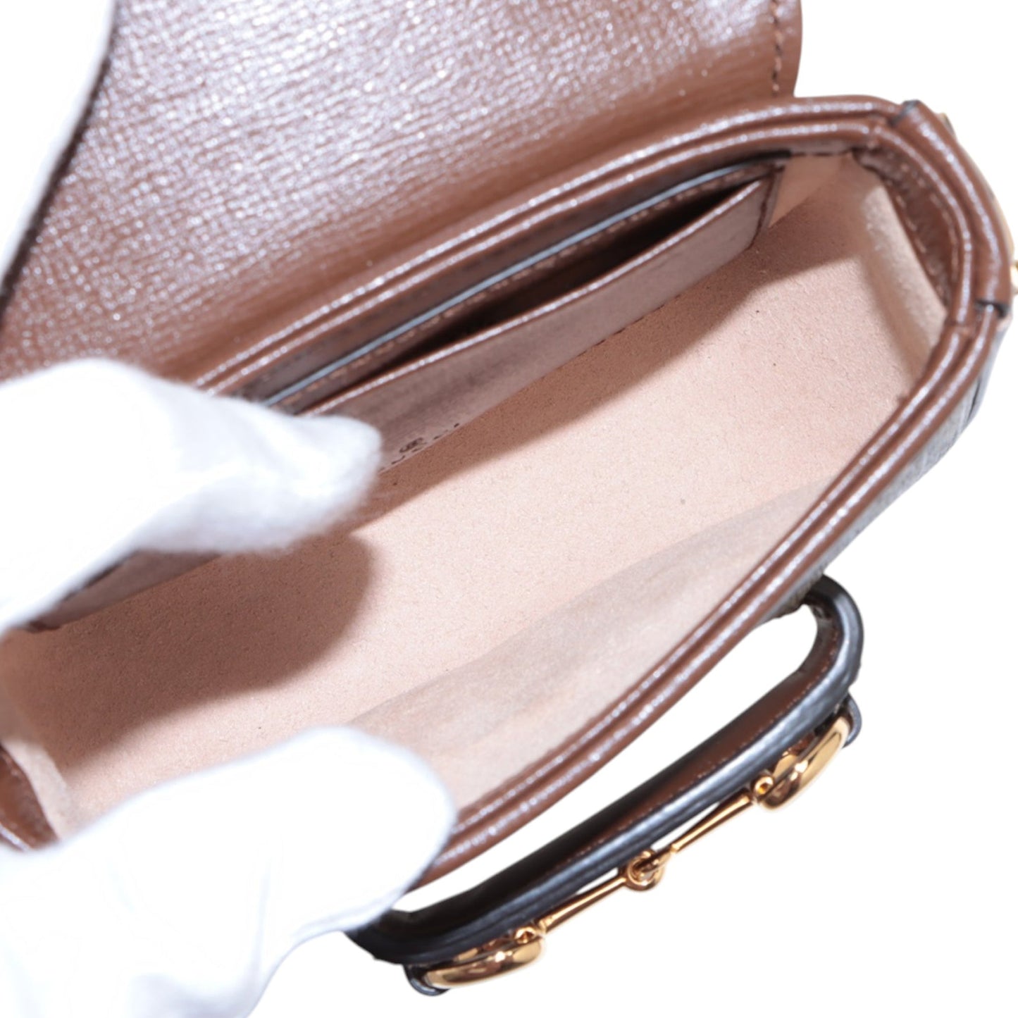 Gucci Mini GG Supreme Web Horsebit 1955 Satchel