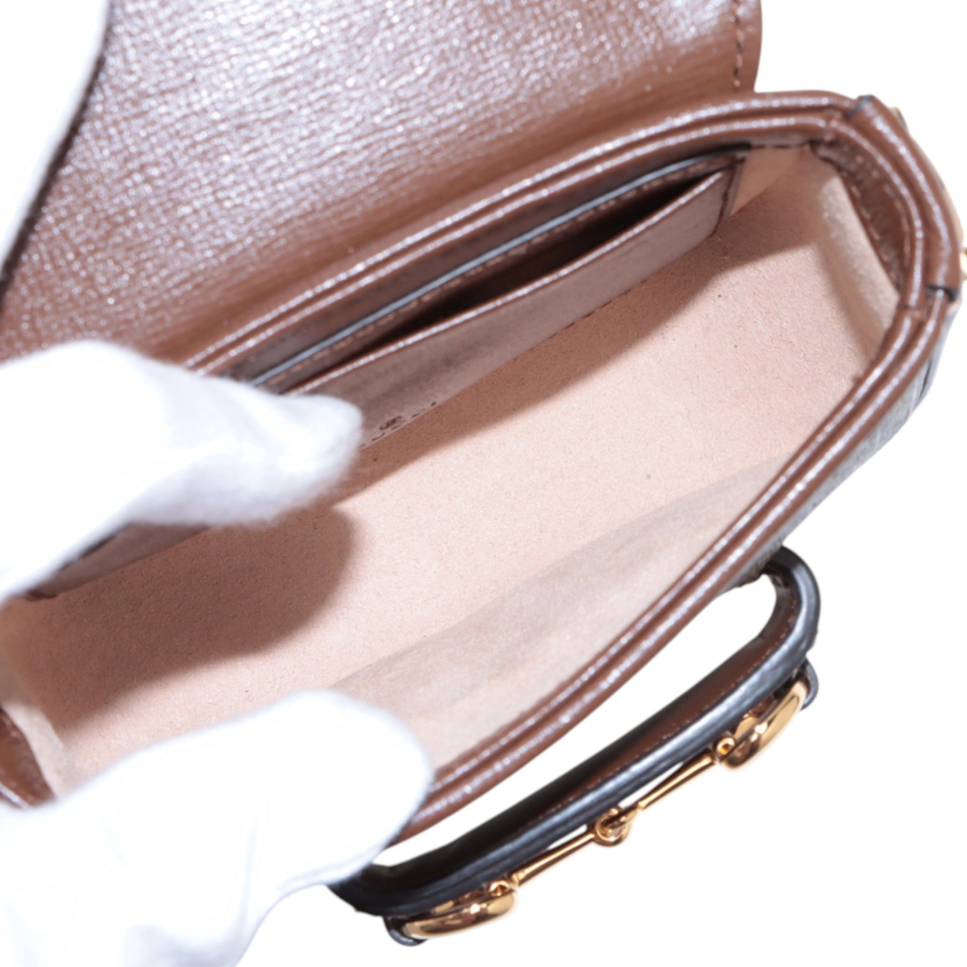 Gucci Mini GG Supreme Web Horsebit 1955 Satchel