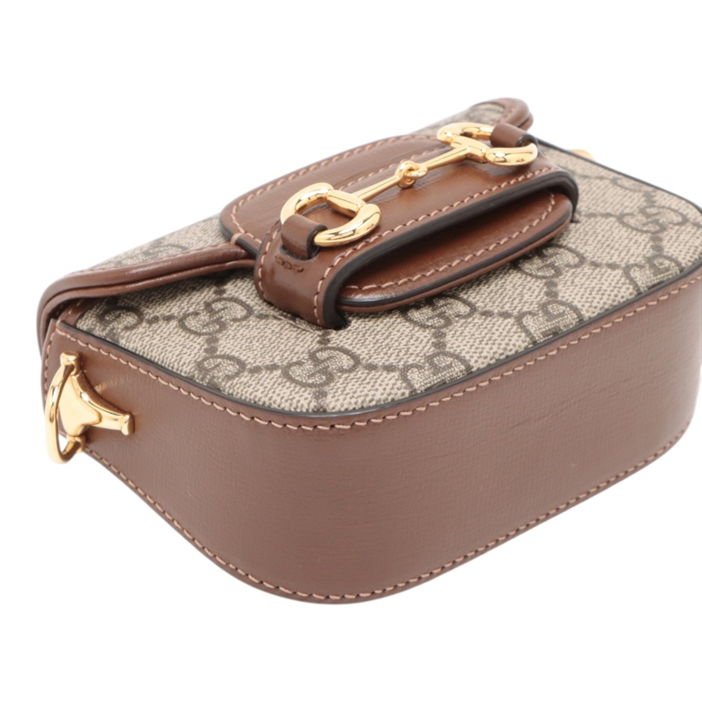 Gucci Mini GG Supreme Web Horsebit 1955 Satchel