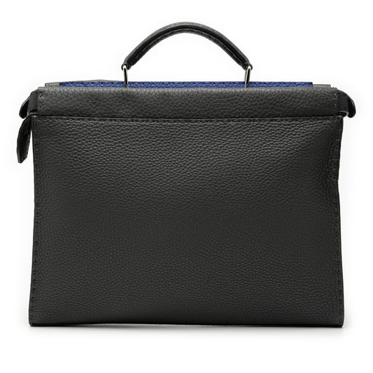 Fendi Large Leather Selleria Peekaboo Iconic Fit Bag