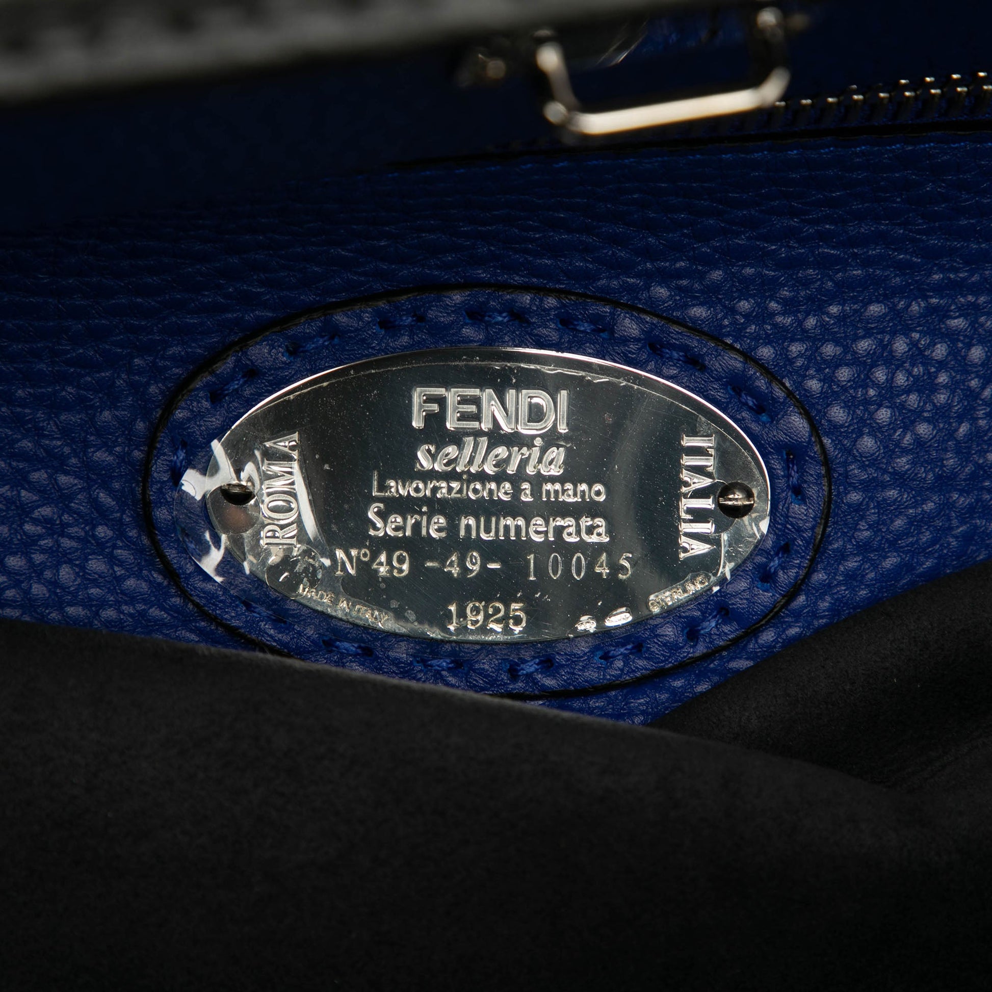 Fendi Large Leather Selleria Peekaboo Iconic Fit Bag