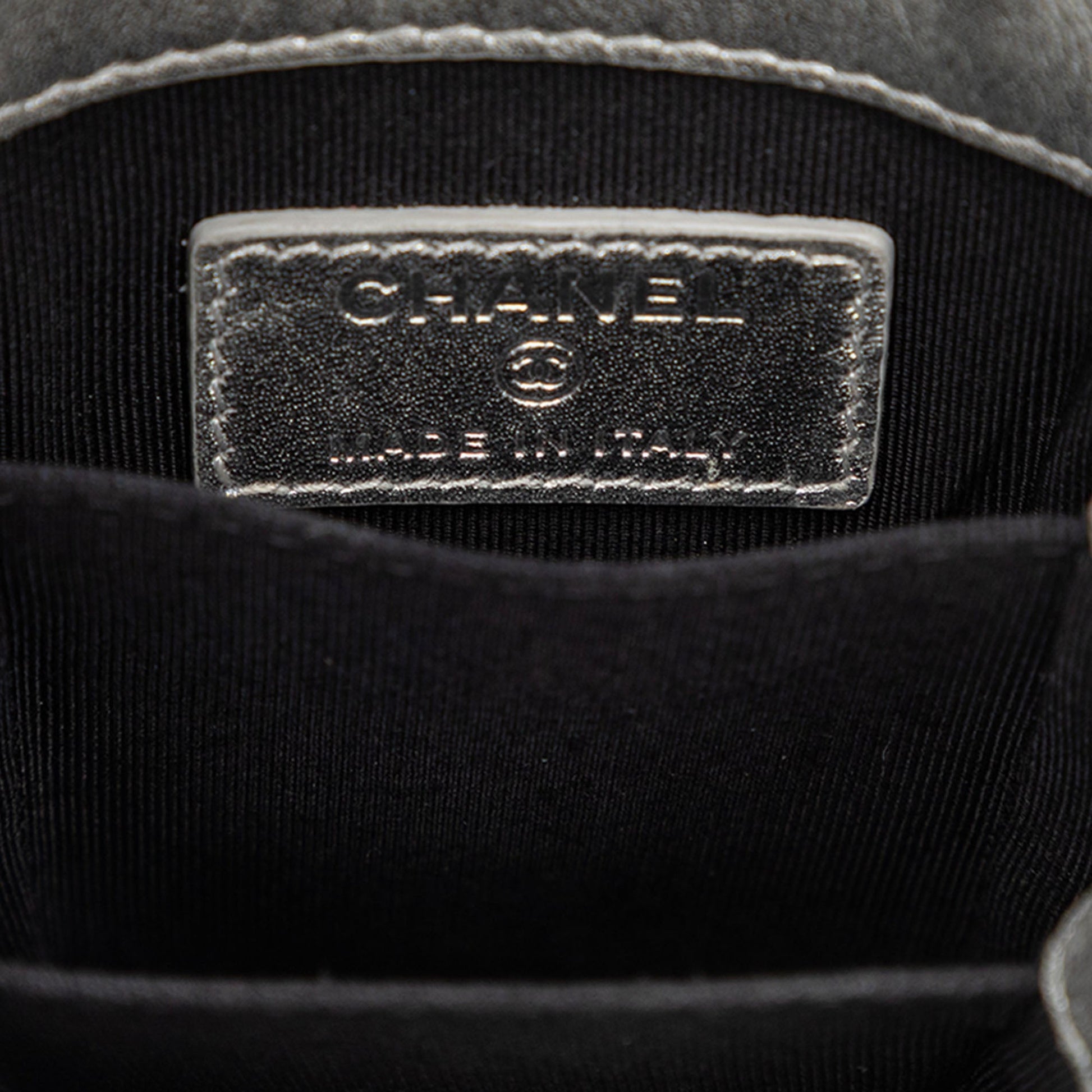 Chanel CC Patent Phone Holder Crossbody