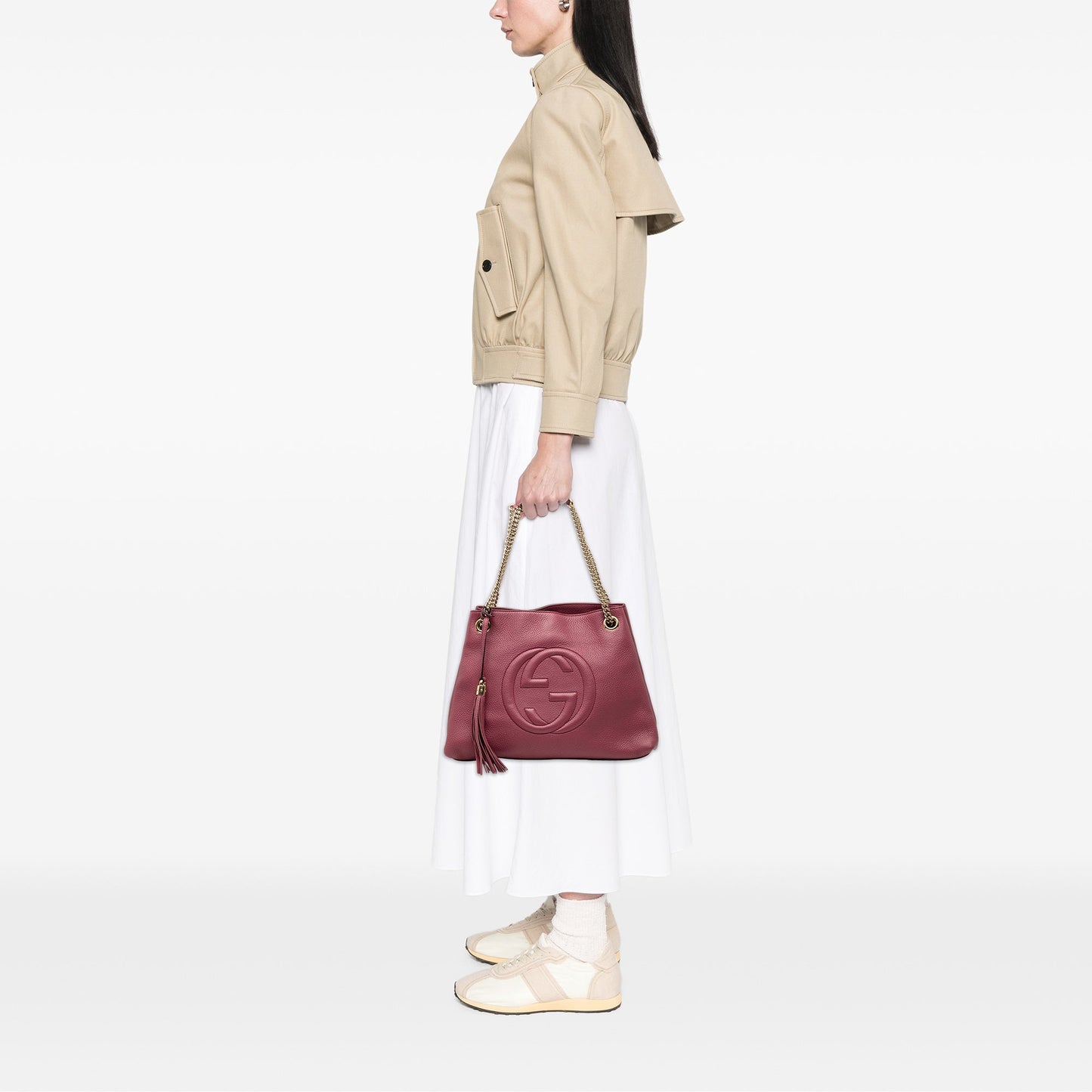 Gucci Medium Calfskin Soho Chain Tote