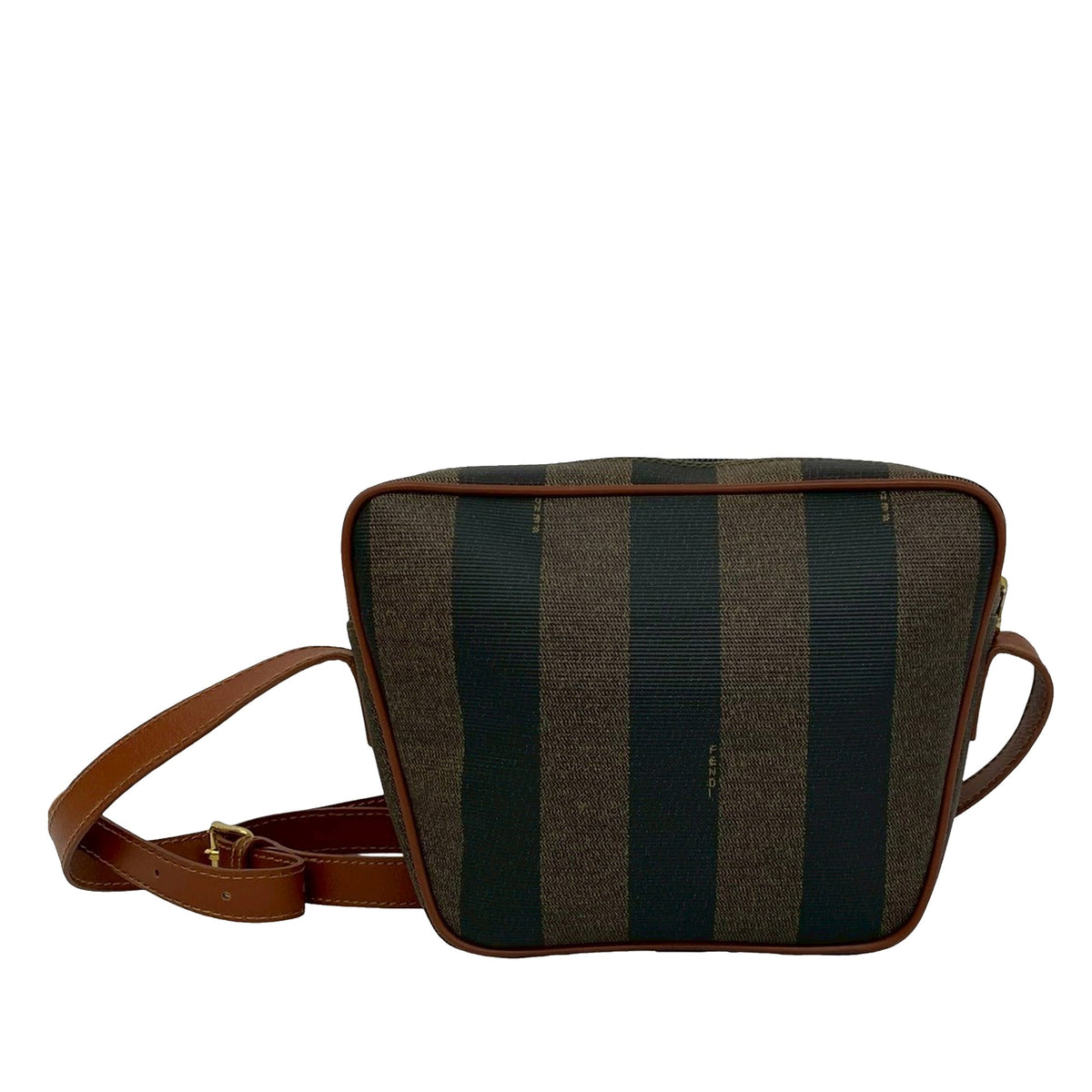 Fendi Pequin Coated Canvas Crossbody