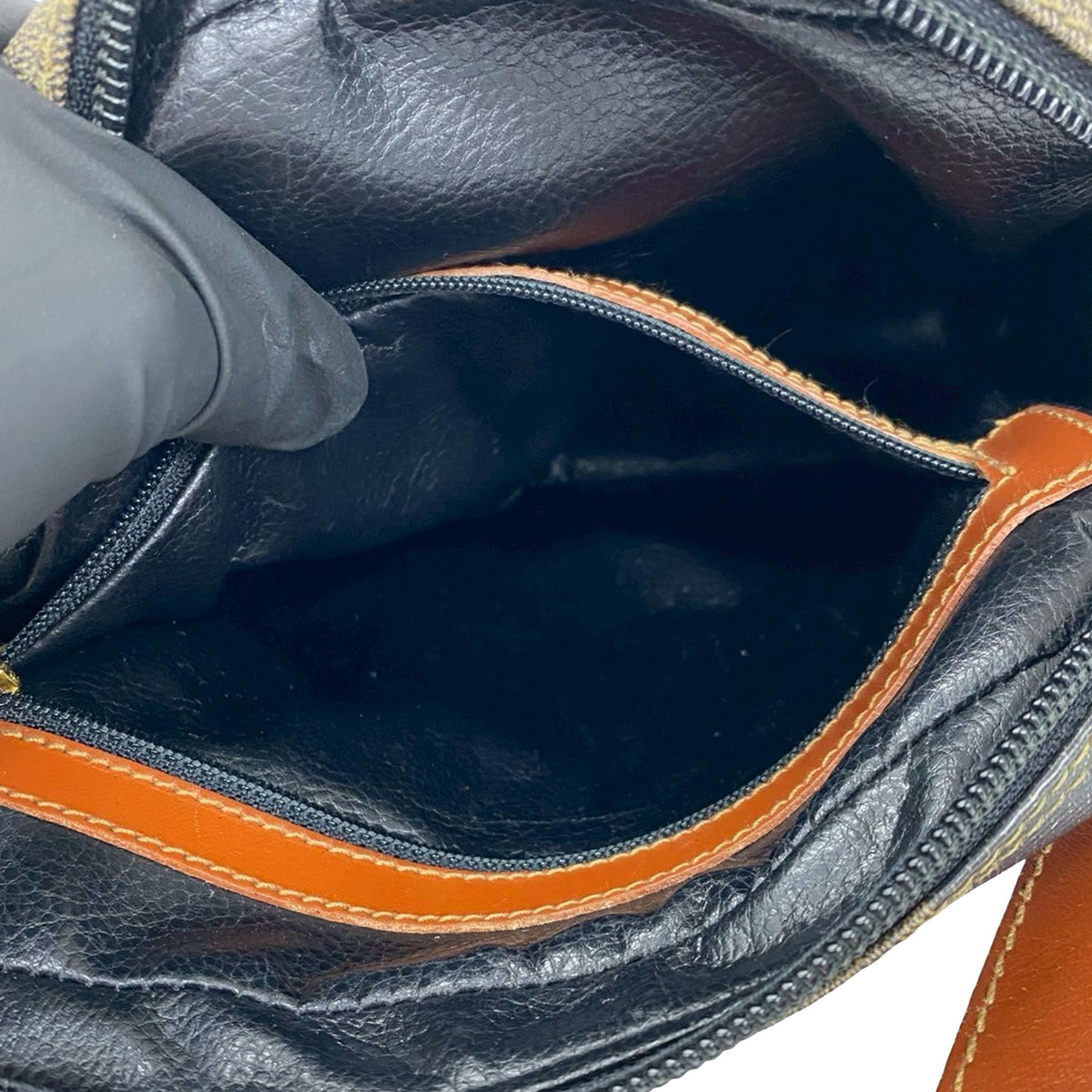 Fendi Pequin Coated Canvas Crossbody