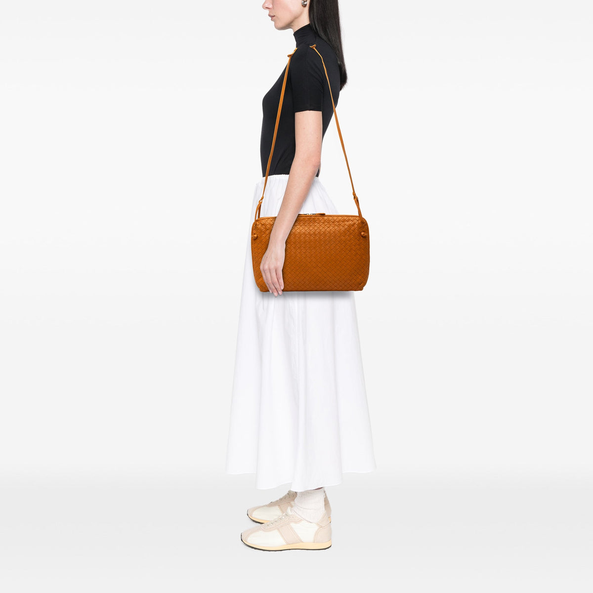 Bottega Veneta Large Nappa Intrecciato Nodini Crossbody