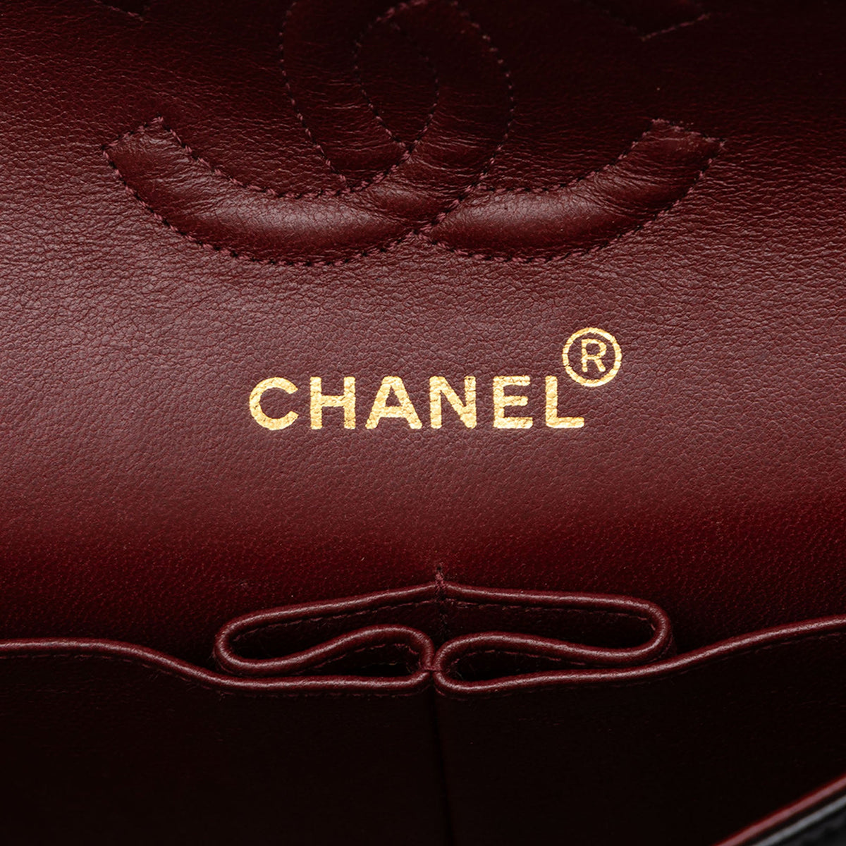 Chanel Small Classic Lambskin Double Flap — Black