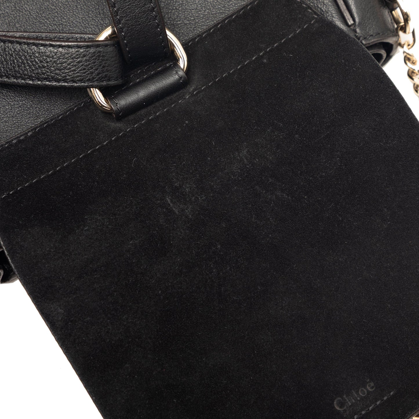 Chloé Medium Calfskin and Suede Faye Backpack