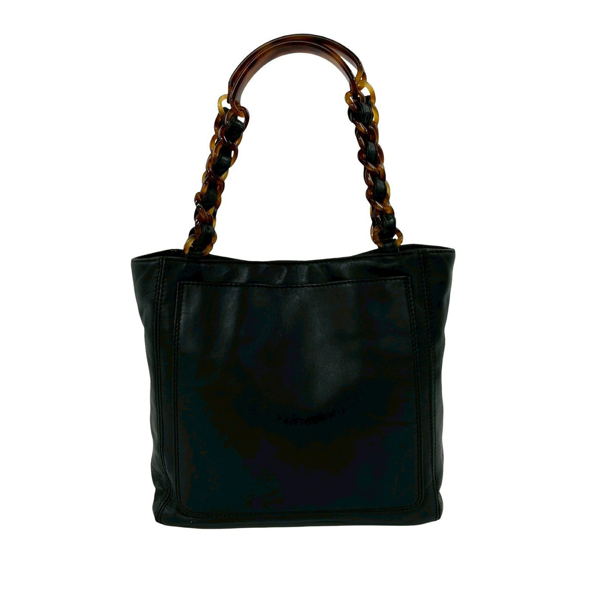 Chanel CC Lambskin Tortoise Chain Tote