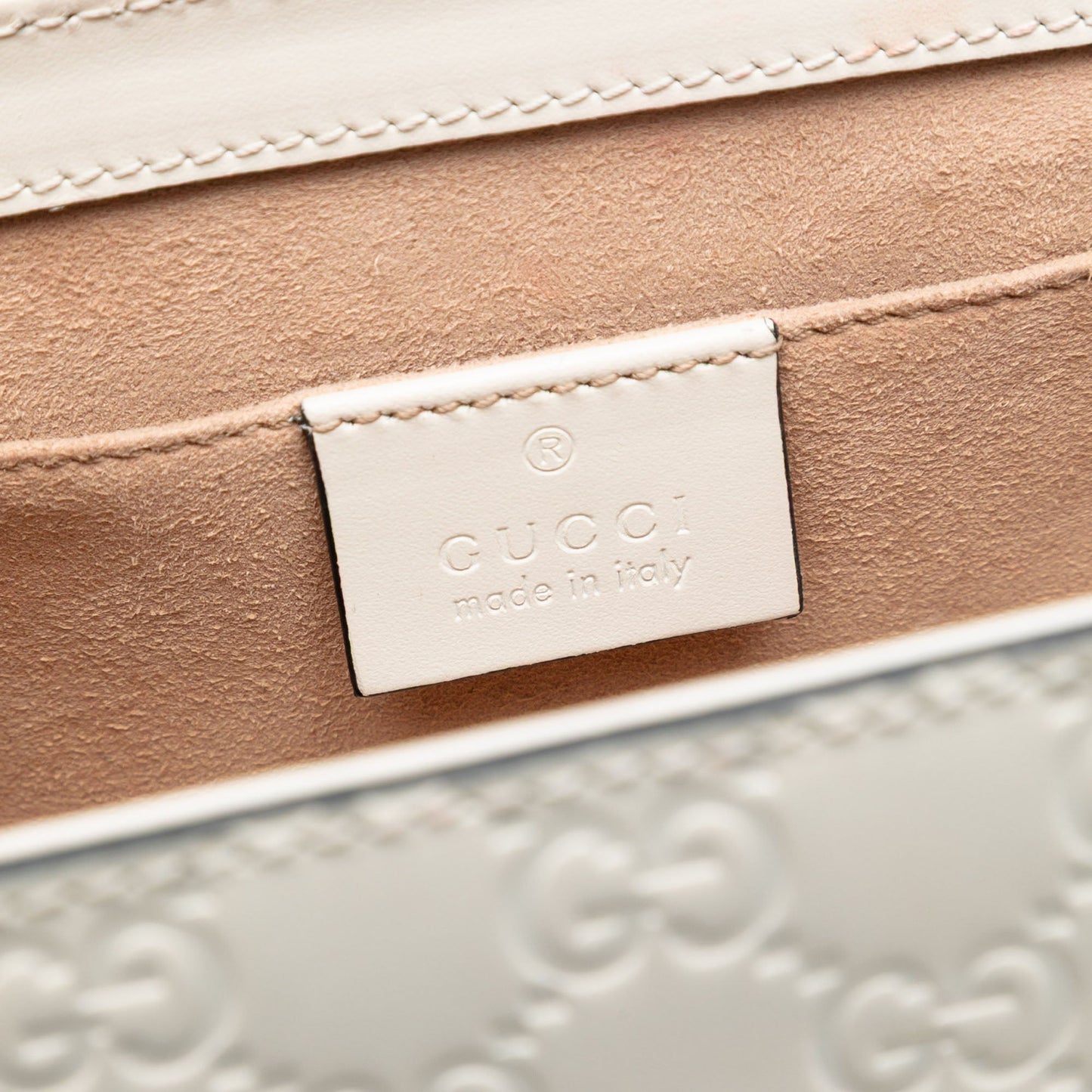 Gucci Small Guccissima Padlock Shoulder Bag