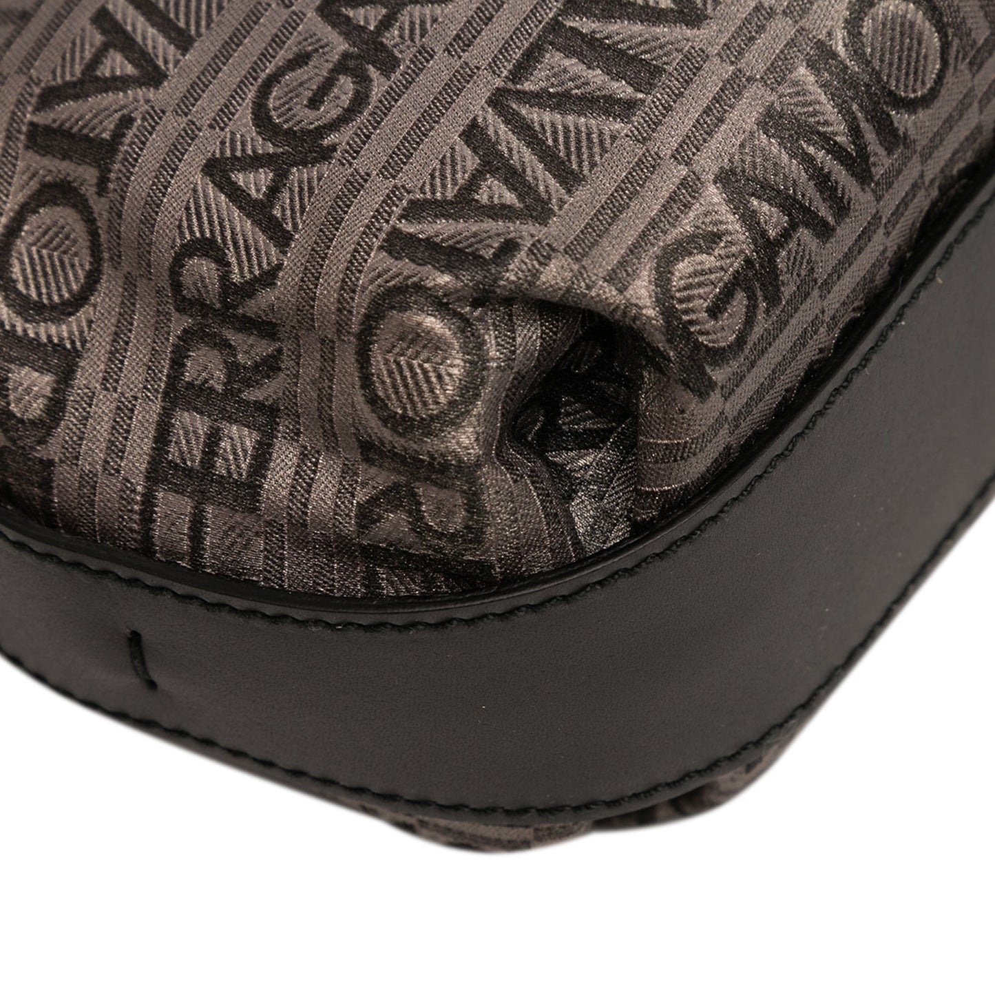 Ferragamo Embroidered Polyester Shoulder Bag