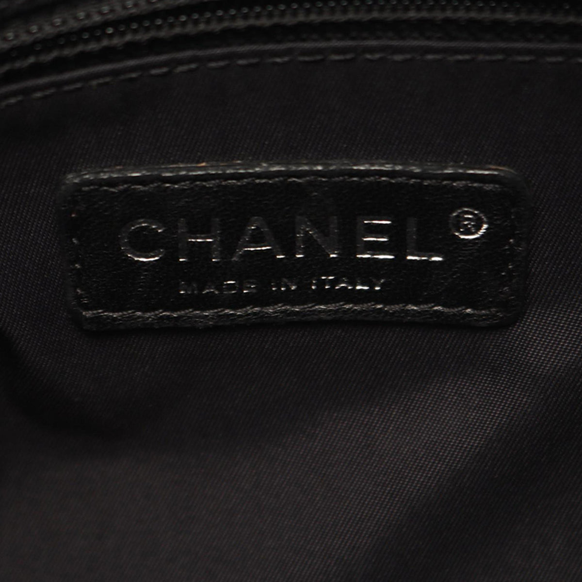 Chanel Small Quilted Coated Canvas Paris Biarritz Tote