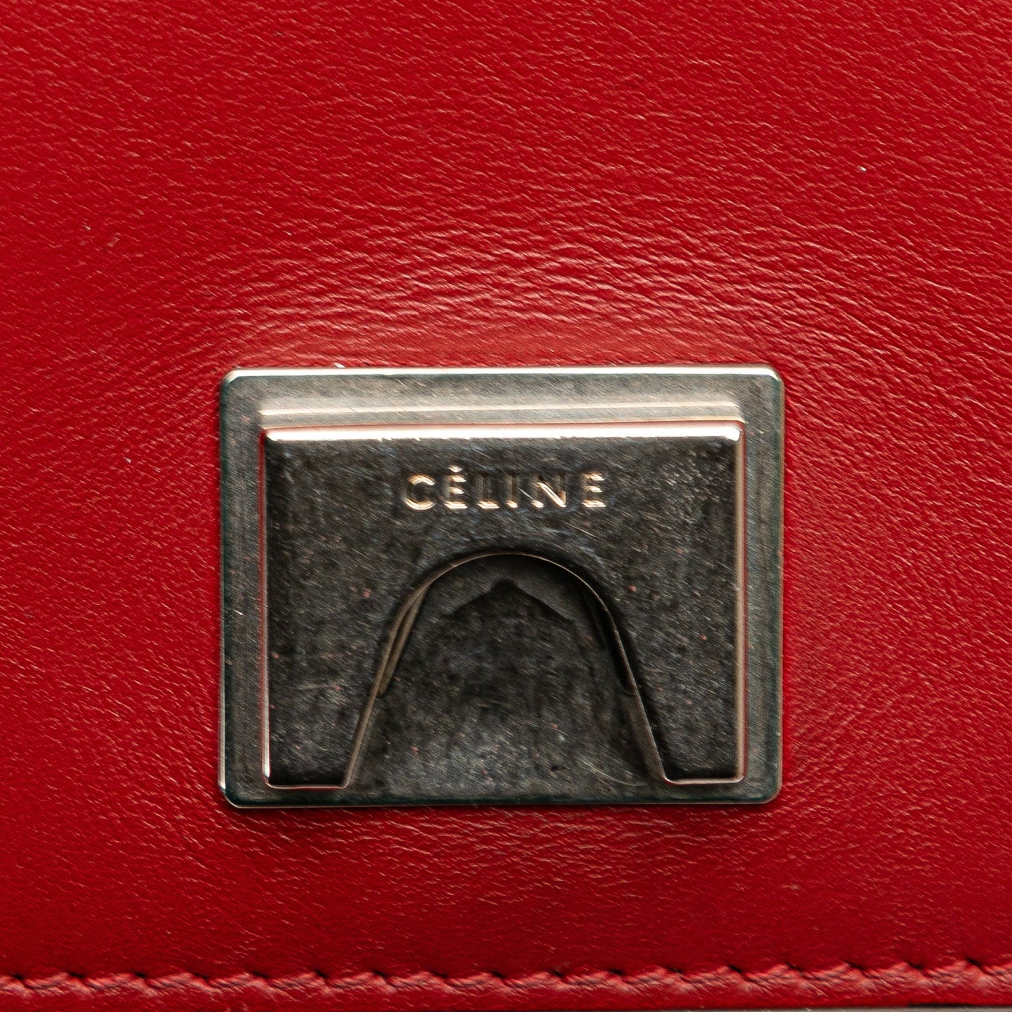 Celine Leather Frame Shoulder Bag