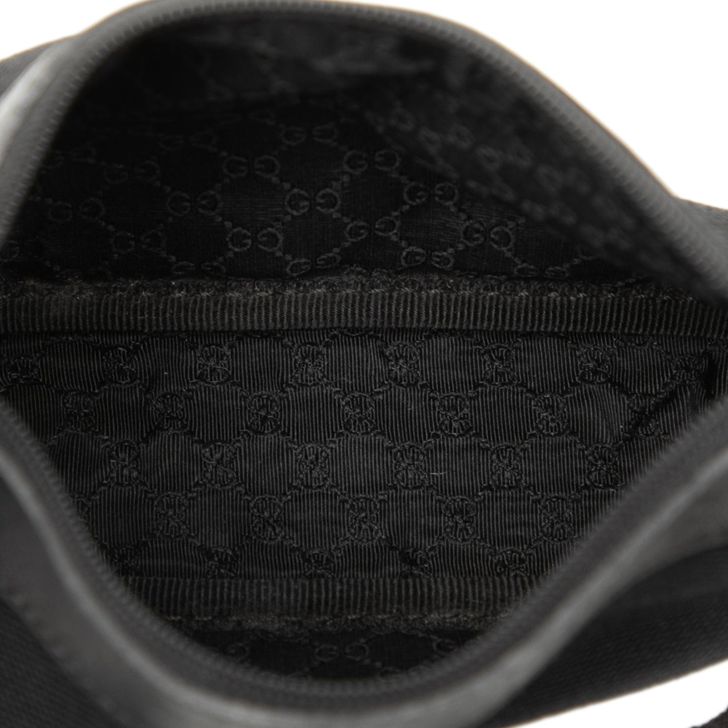 Leather Trimmed Canvas Shoulder Bag