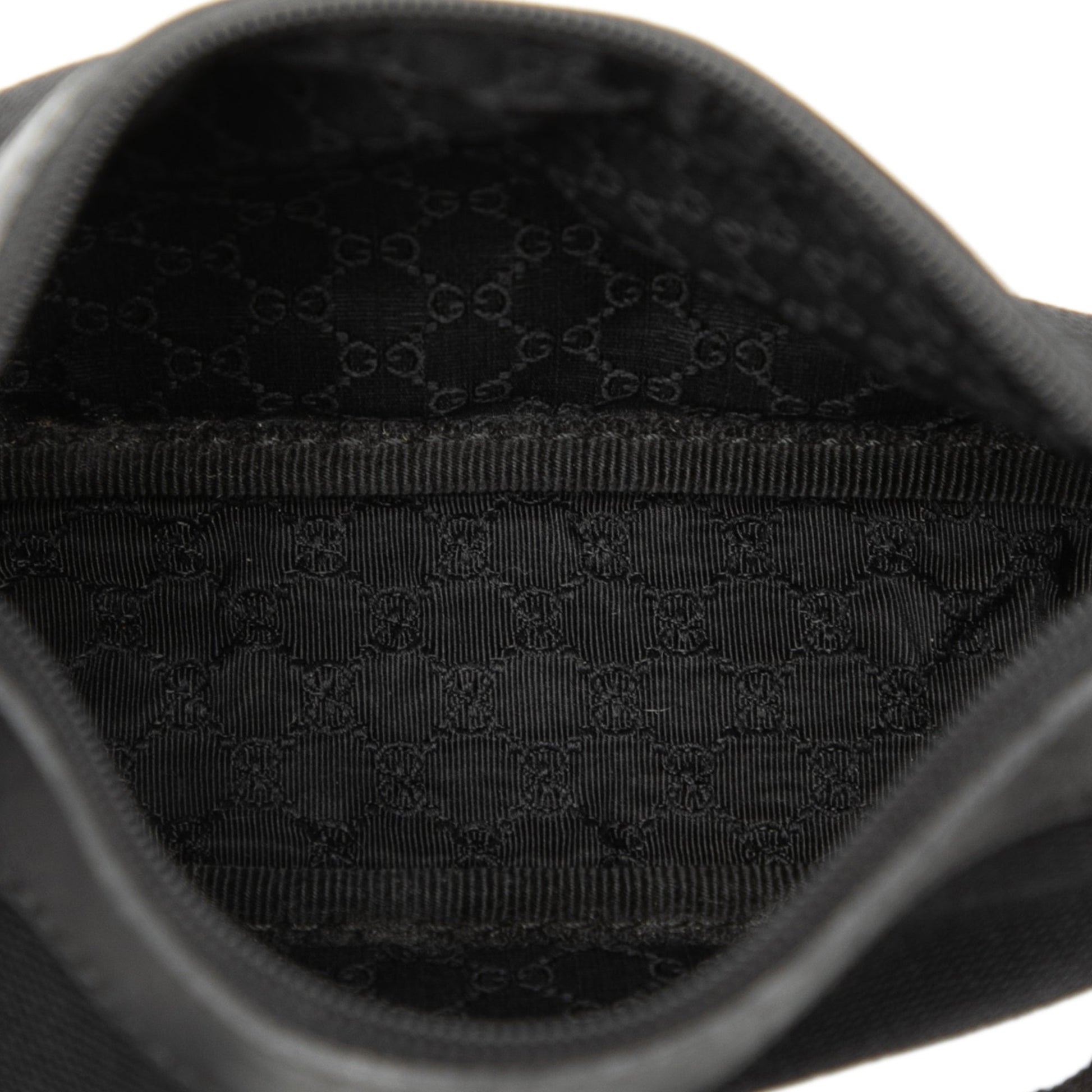 Leather Trimmed Canvas Shoulder Bag