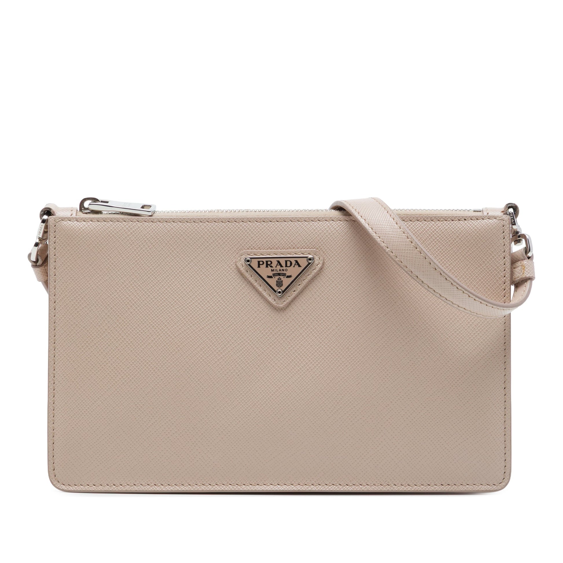 Prada Mini Saffiano Lux Shoulder Bag