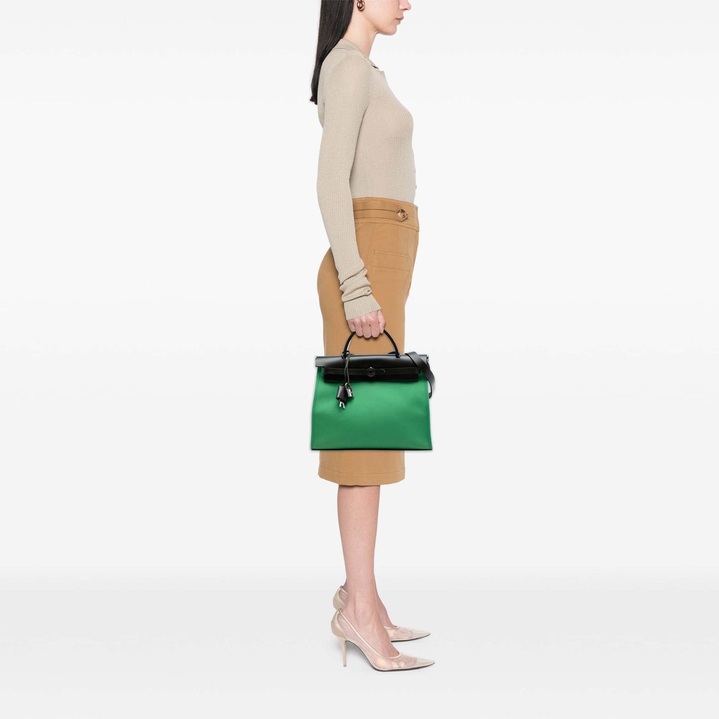 Hermès Toile Herbag Zip 31