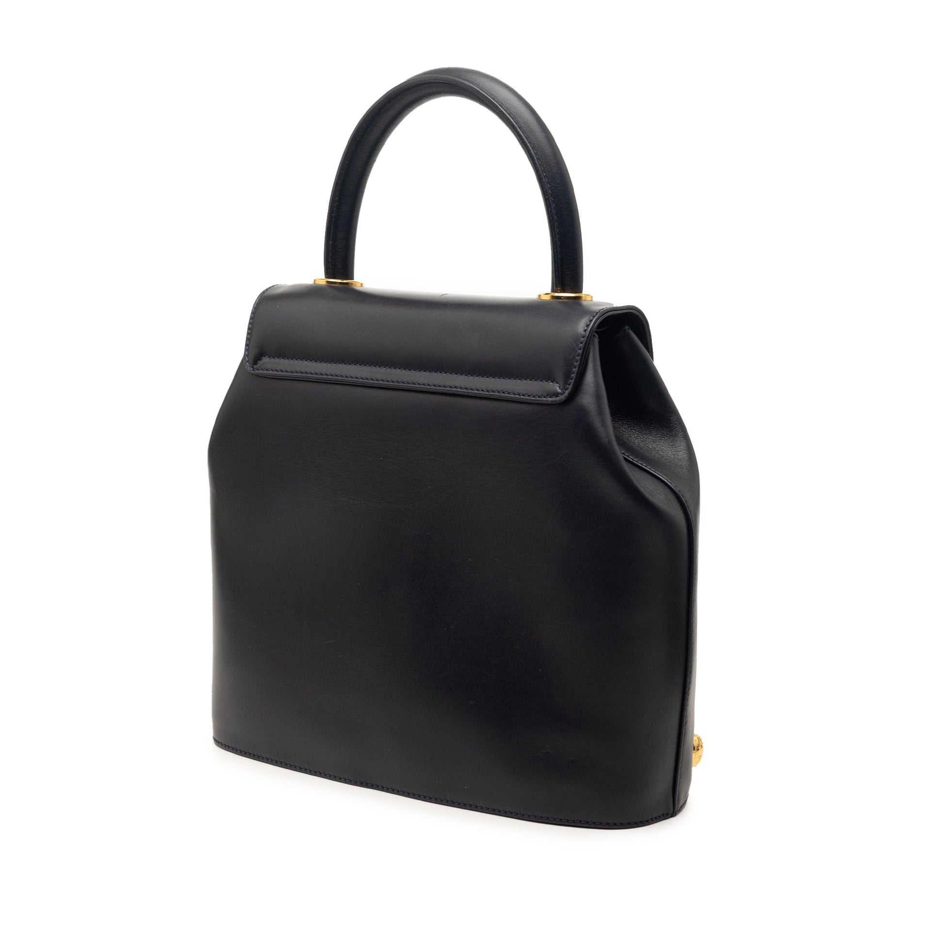 Studded Leather Satchel