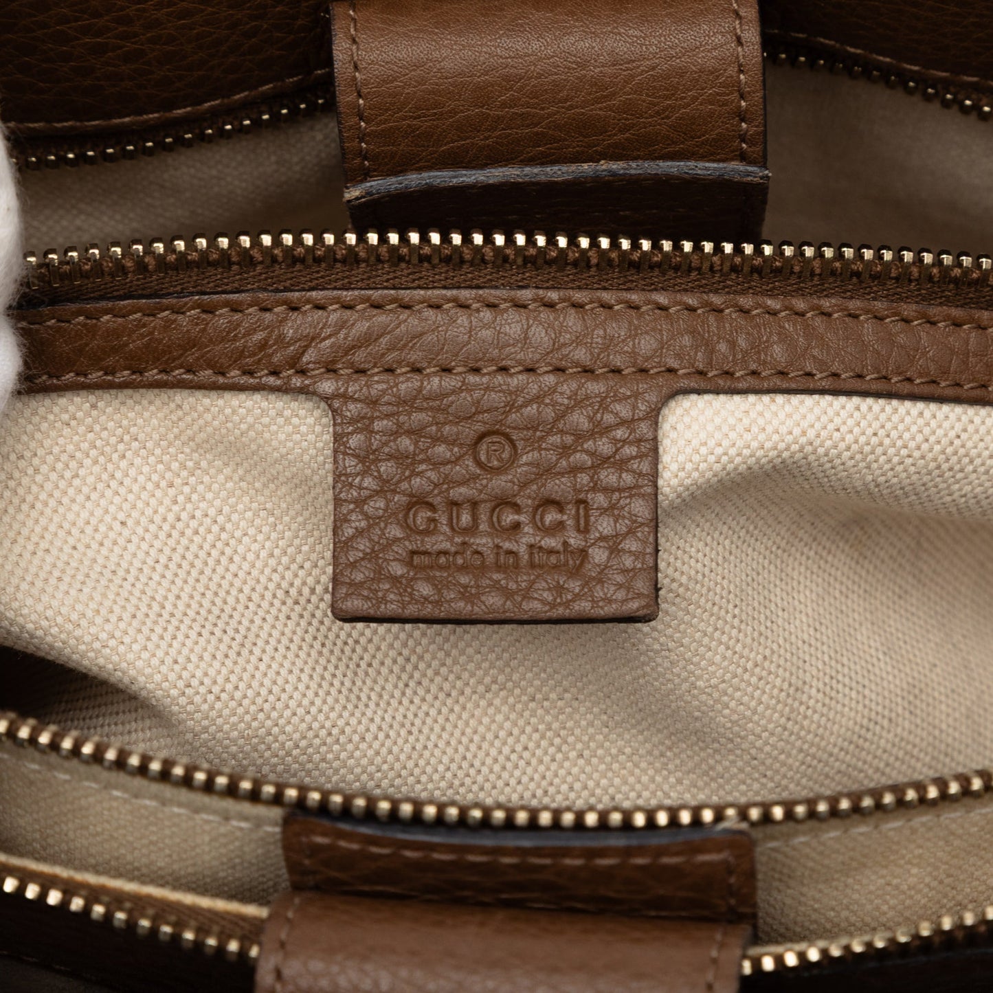 Gucci Medium Calfskin Bamboo Shopper Satchel