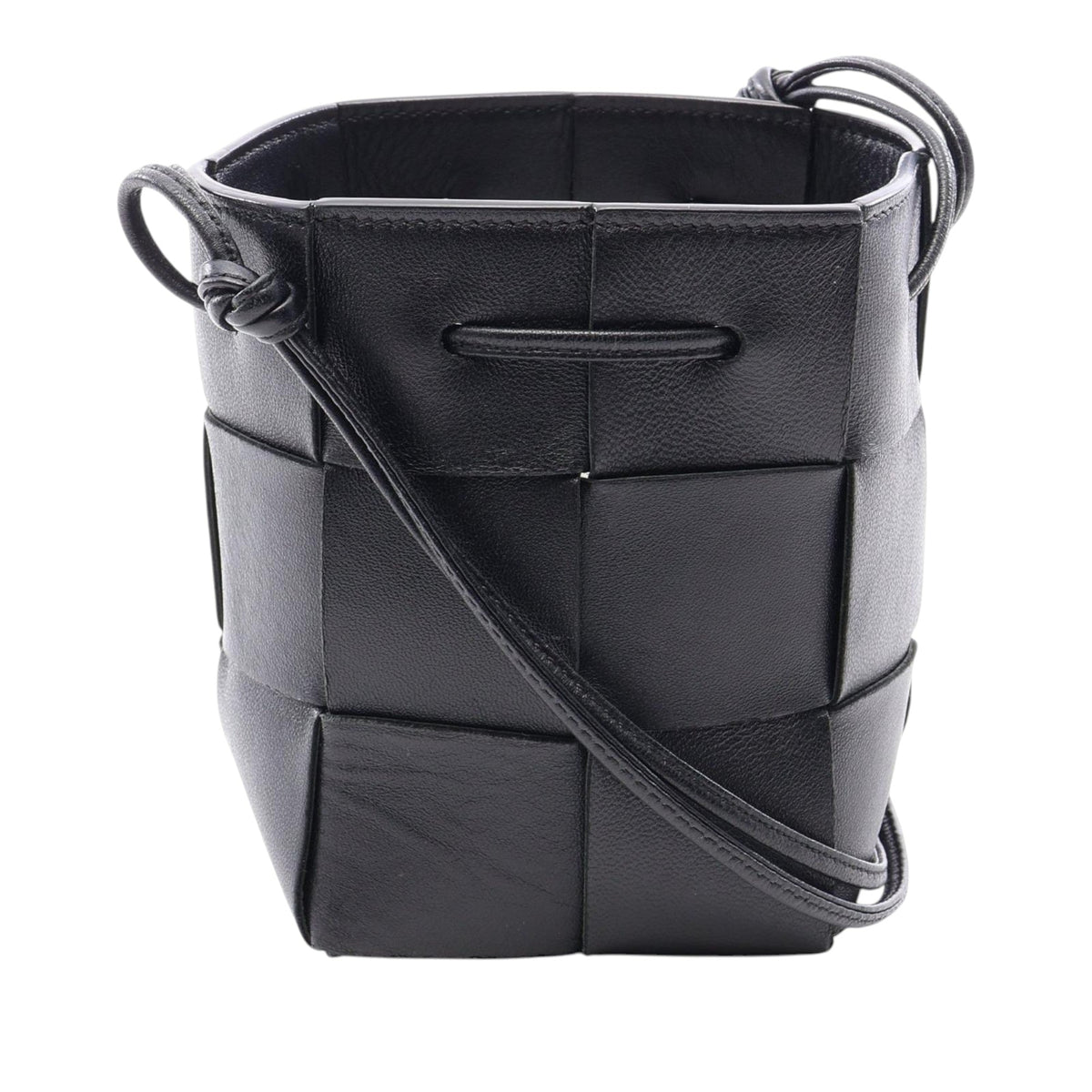 Bottega Veneta Mini Nappa Maxi Intrecciato Cassette Bucket Bag
