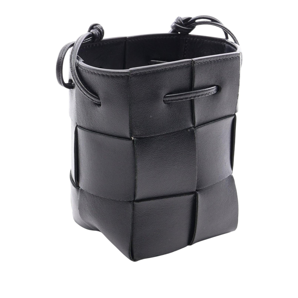 Bottega Veneta Mini Nappa Maxi Intrecciato Cassette Bucket Bag