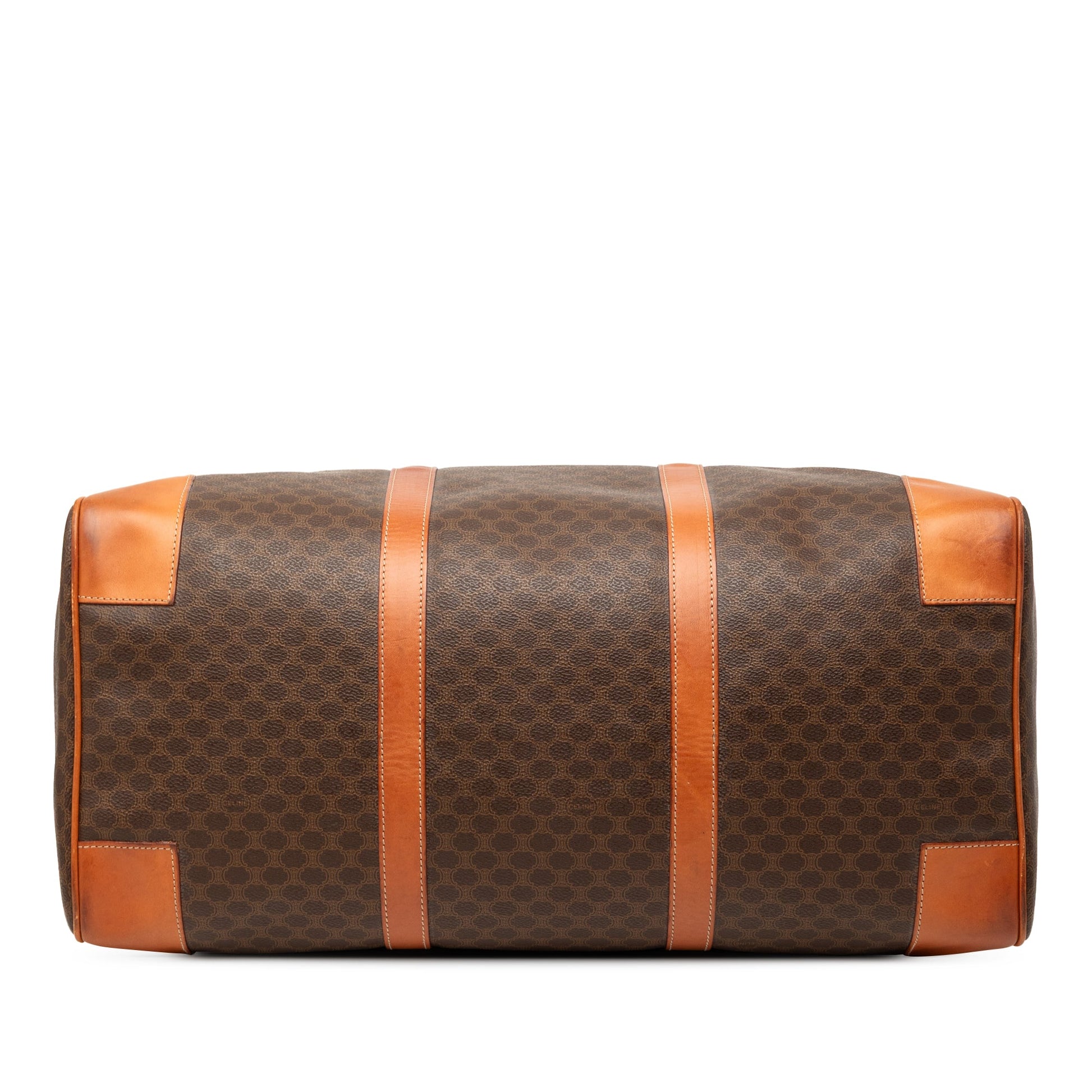 Celine Macadam Coated Canvas Boston Bag