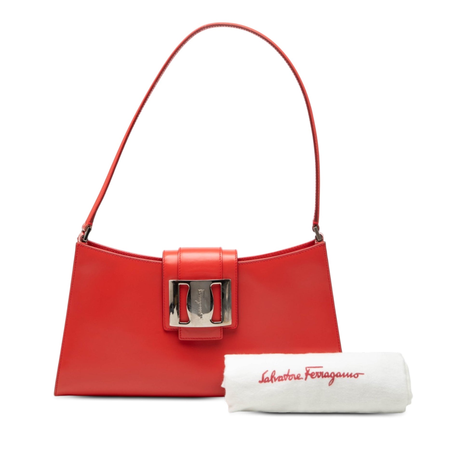Leather Vara Shoulder Bag