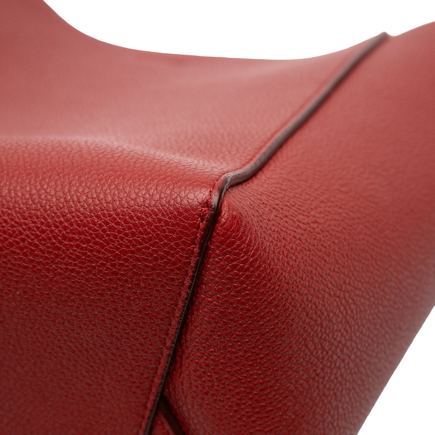 Celine Small Leather Seau Sangle Bucket Bag