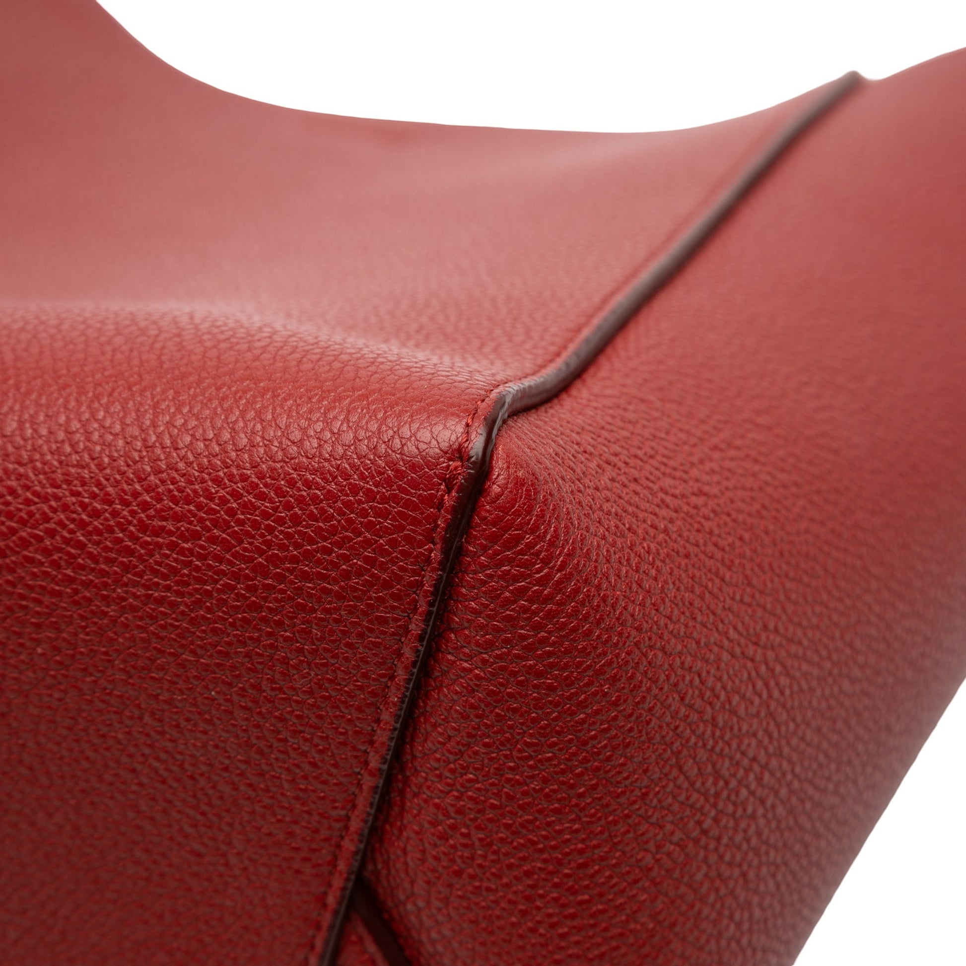 Celine Small Leather Seau Sangle Bucket Bag