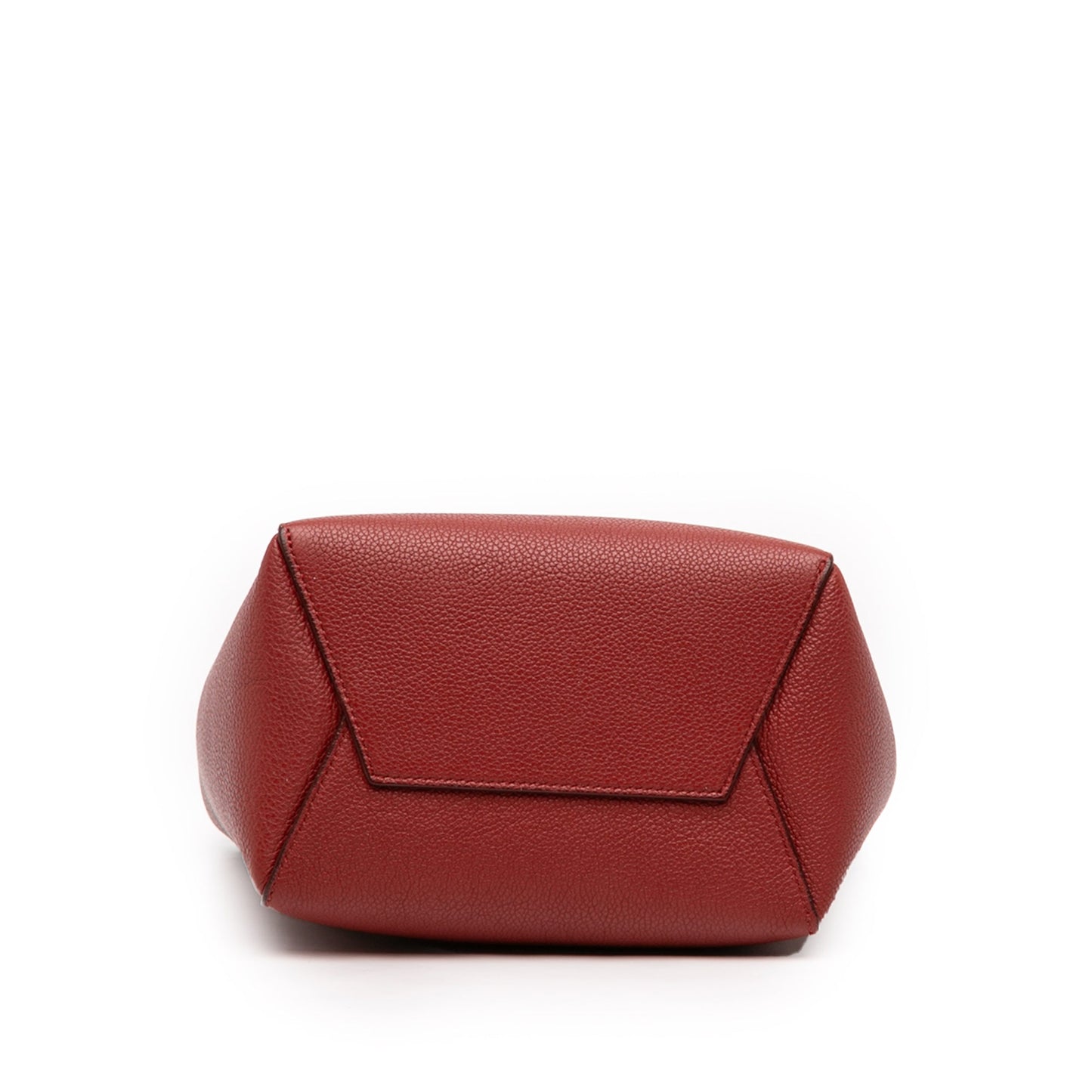 Celine Small Leather Seau Sangle Bucket Bag