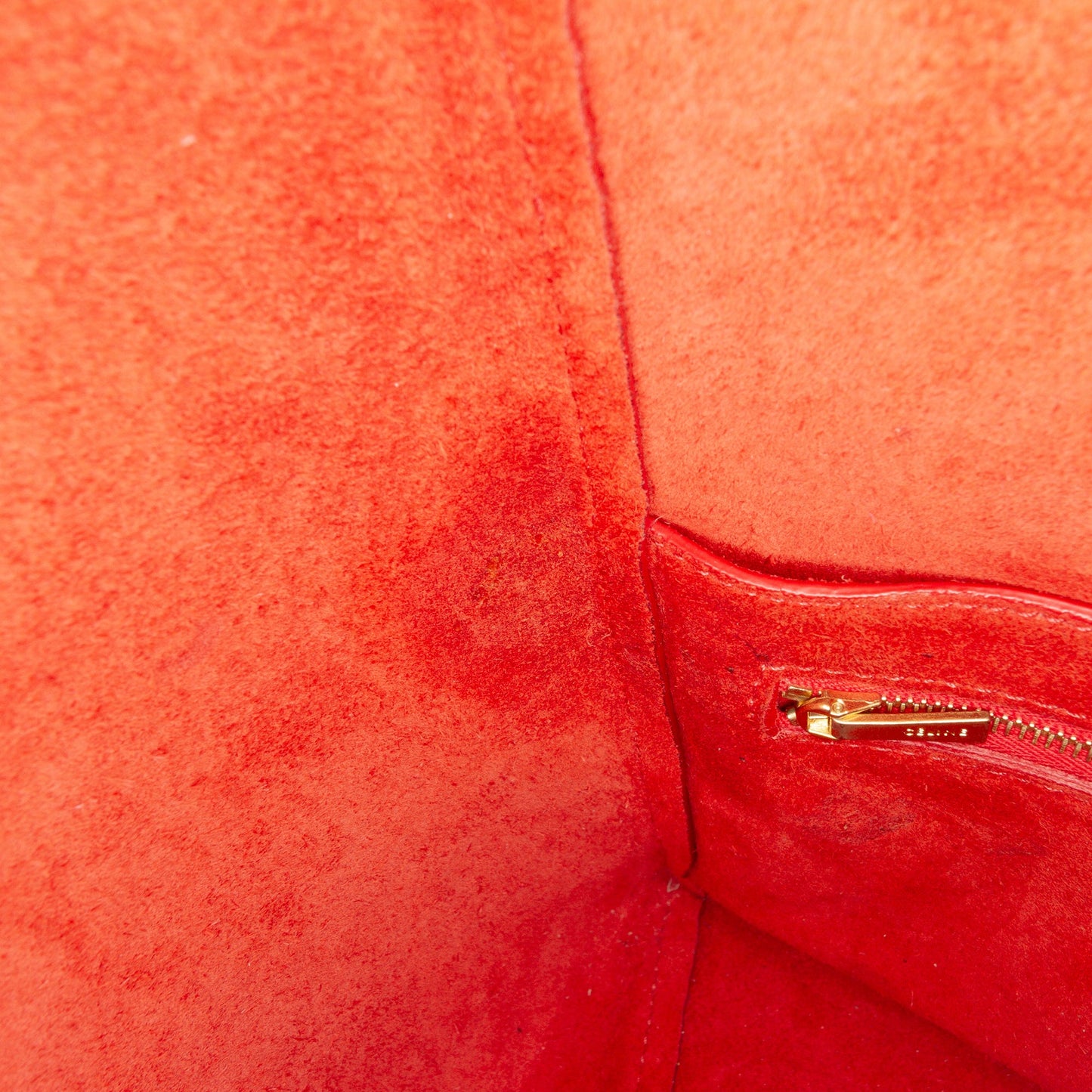 Celine Small Leather Seau Sangle Bucket Bag