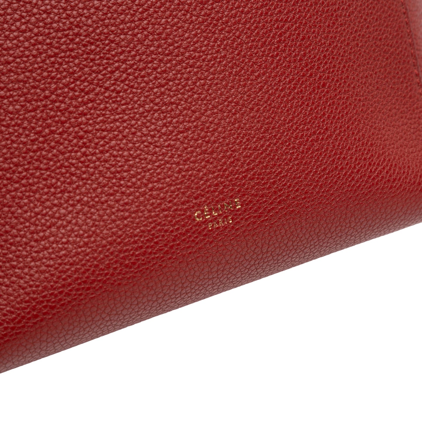 Celine Small Leather Seau Sangle Bucket Bag