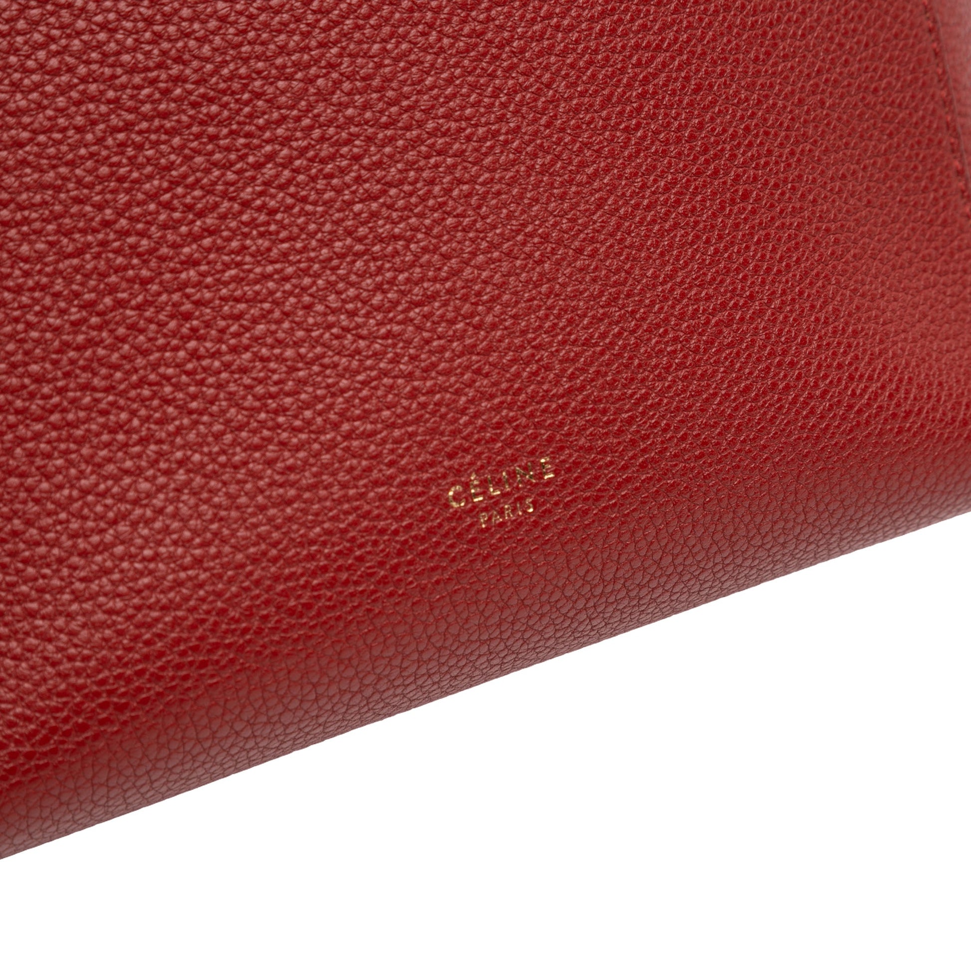Celine Small Leather Seau Sangle Bucket Bag