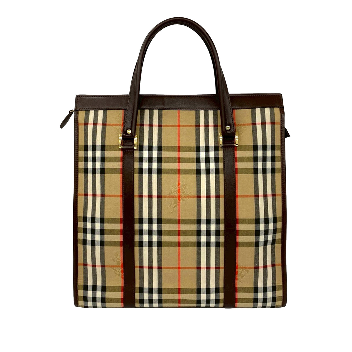 Burberry Haymarket Check Canvas Tote