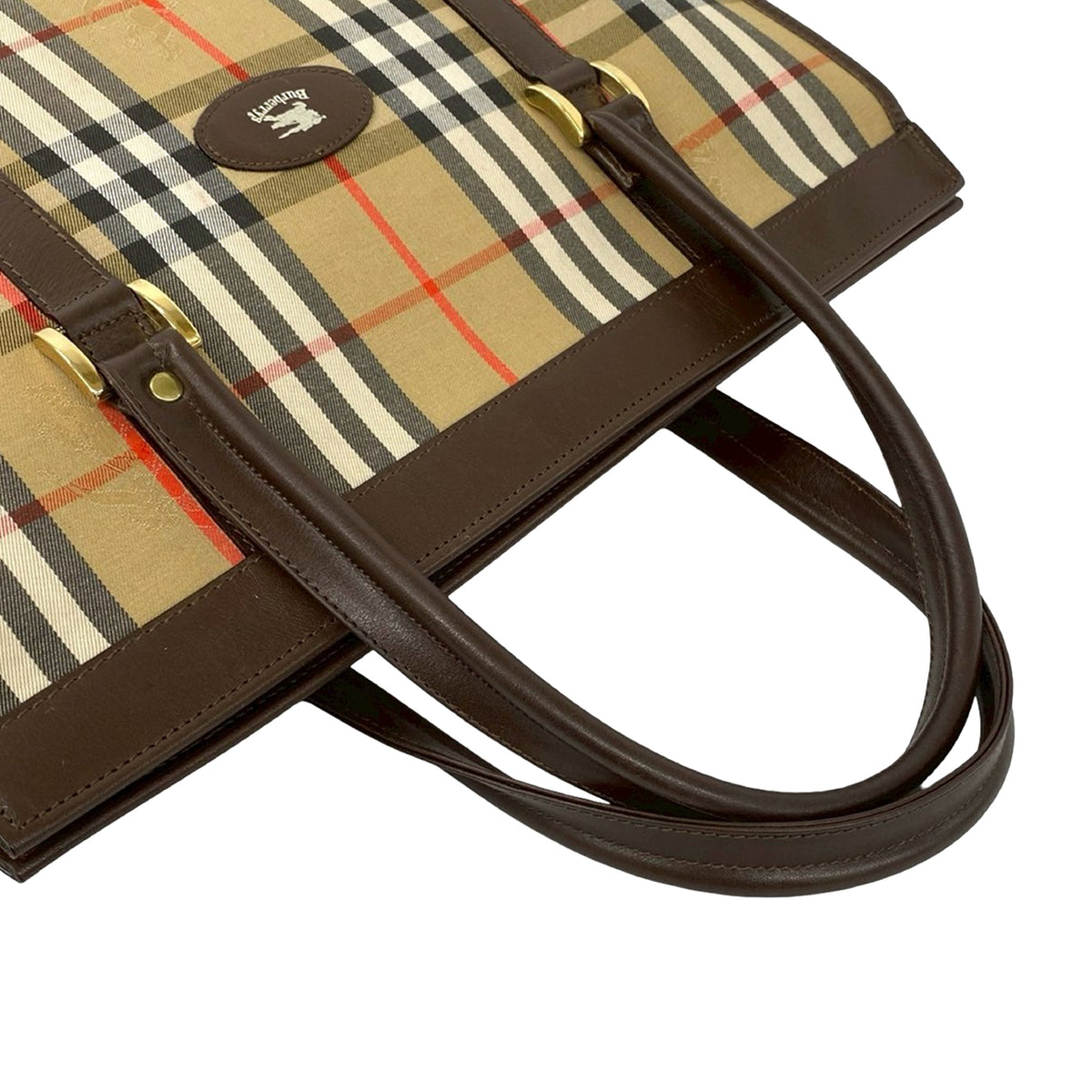 Burberry Haymarket Check Canvas Tote
