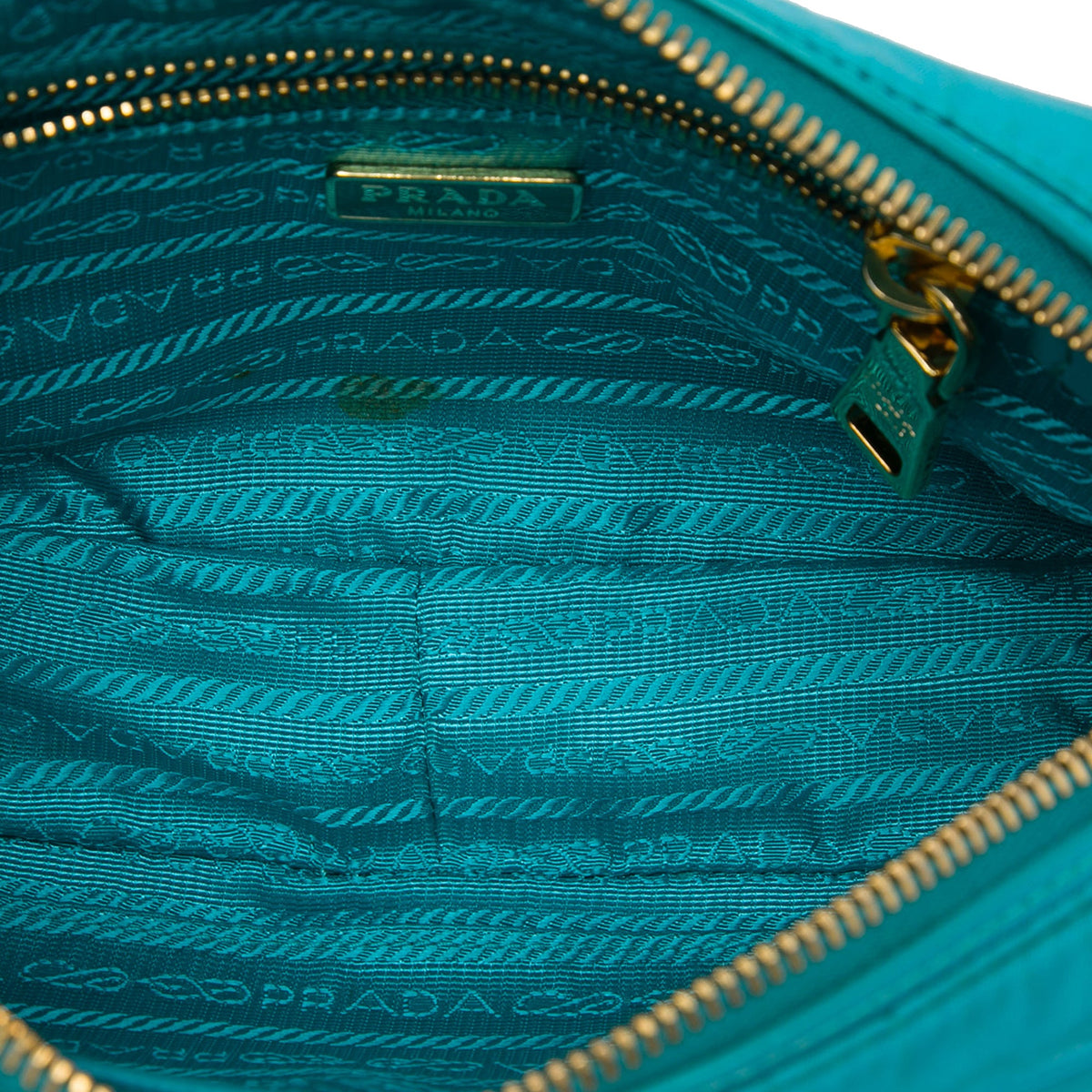 Prada Saffiano Trimmed Tessuto Camera Bag