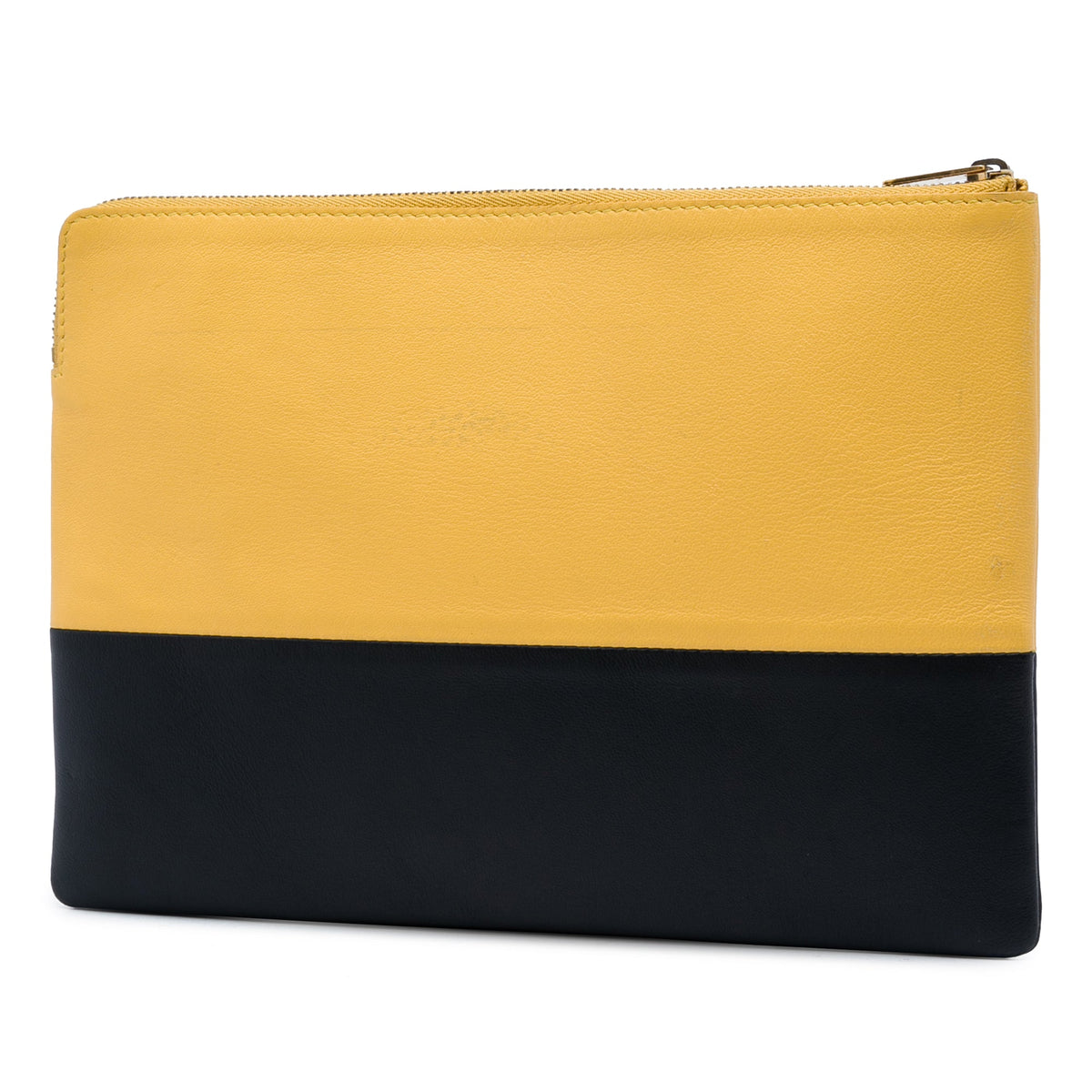 Celine Bicolor Leather Solo Clutch