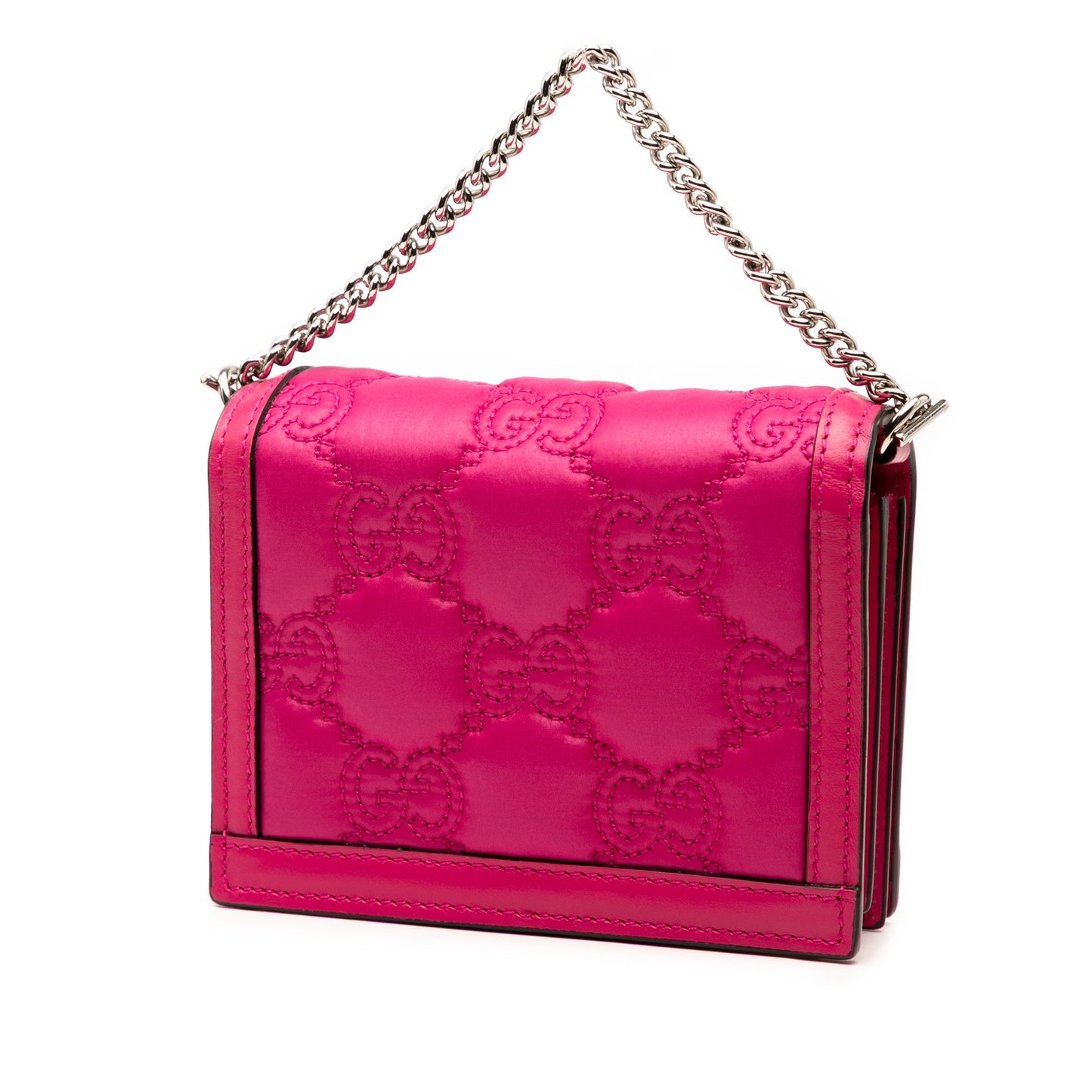 Gucci Mini GG Embossed Leather Satchel