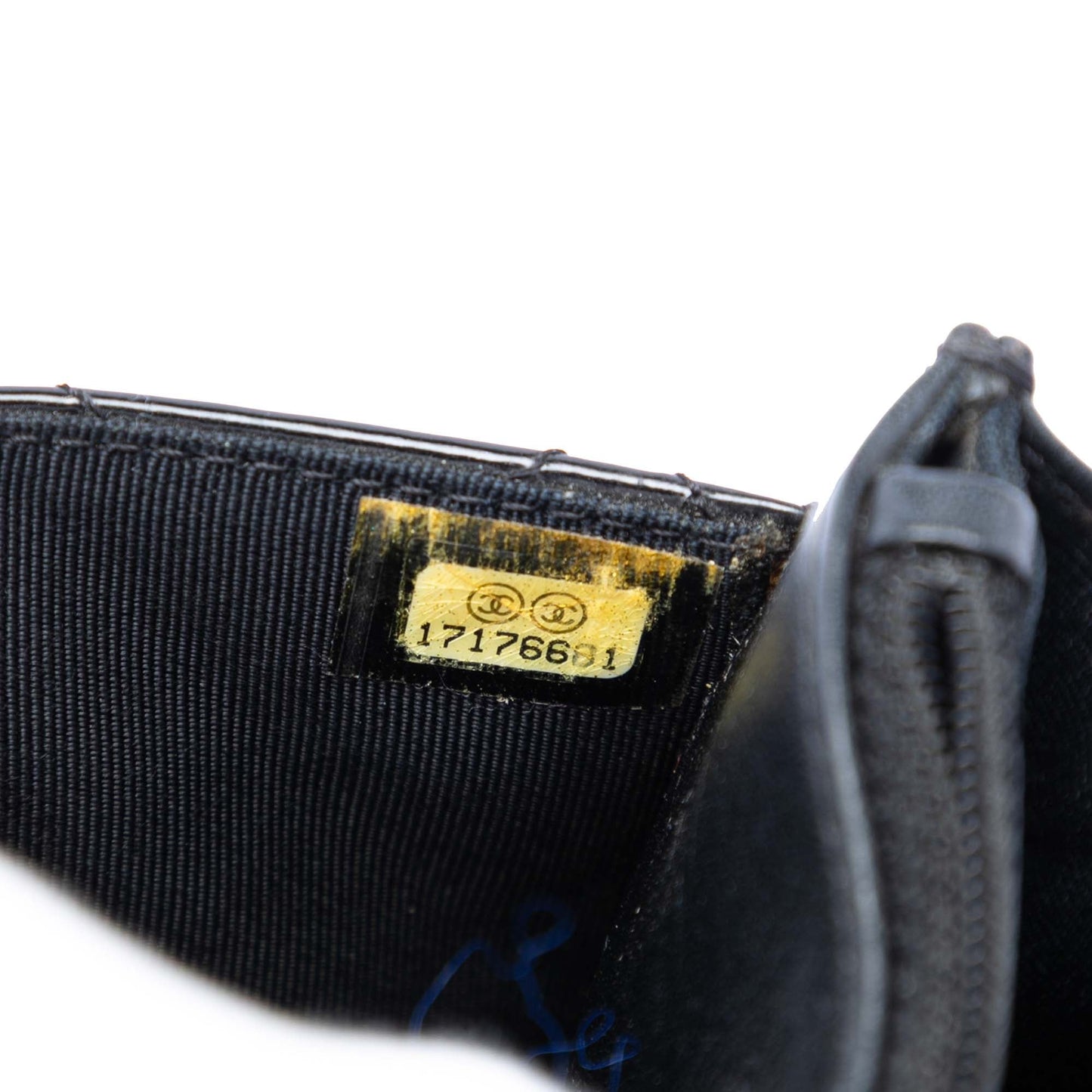 Chanel CC Quilted Patent Wallet On Chain